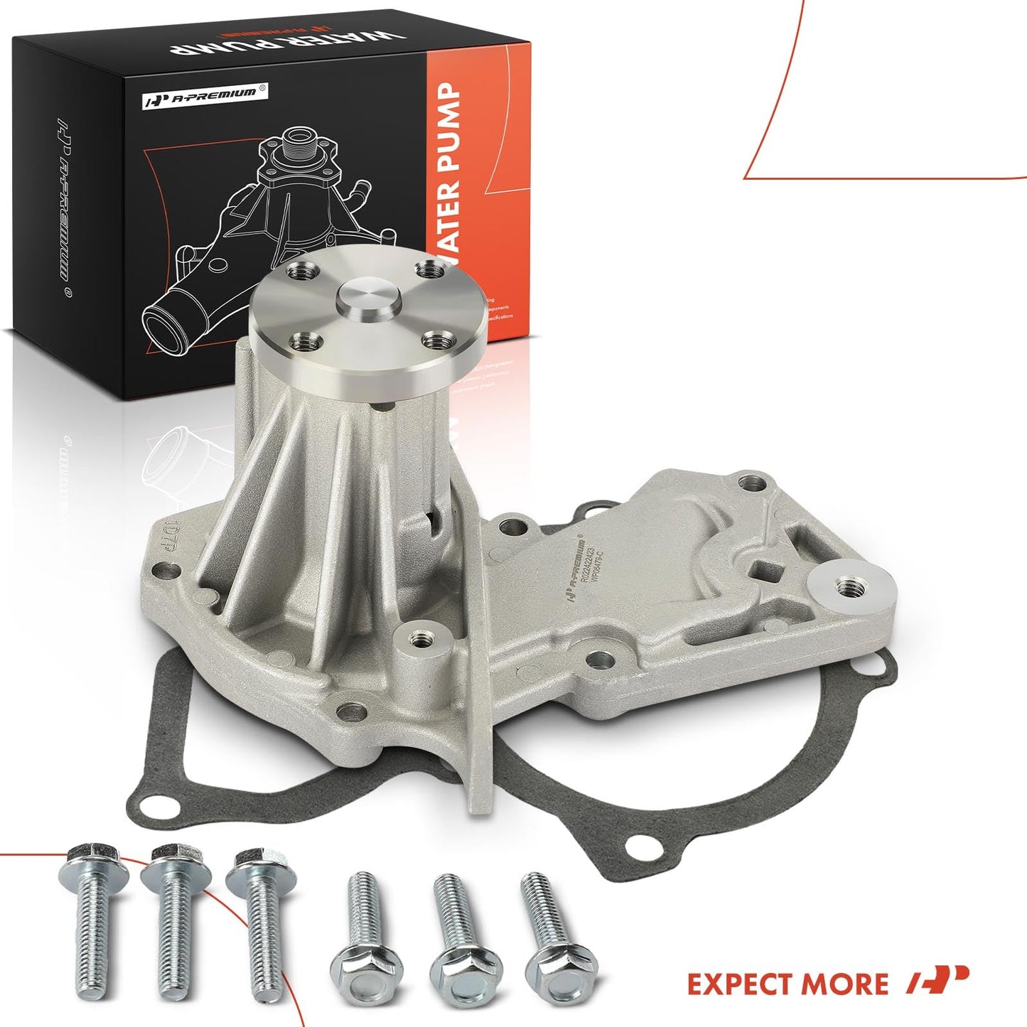 A-Premium Engine Water Pump with Gasket Compatible with Ford Escape 2013-2016 Fiesta 2011-2019 Fusion Transit Connect L4 1.6L Petrol