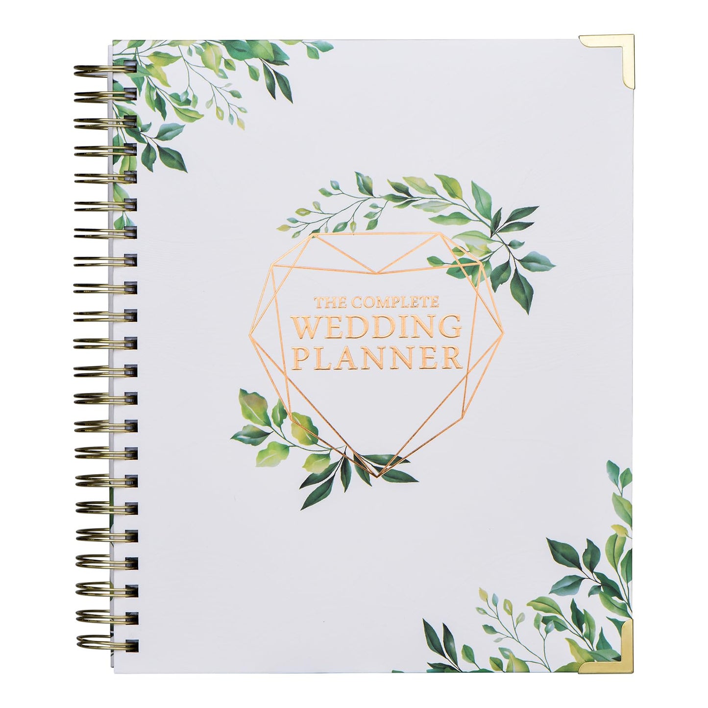 CHSEEO Wedding Planner Book and Organizer for Bride, Wedding Planning Binder with Tabs, Checklists, Countdown Calendar & Pocket, Engagement Unique Gifts for Couples, Bridal Wedding Planners Essentials