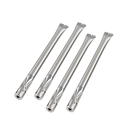 15.75-inch Tube Burner for Broil-Mate Gas Grill Models, Durable Stainless Steel Burner for Select Barbecue Replacement Parts, Set of 4-Pack