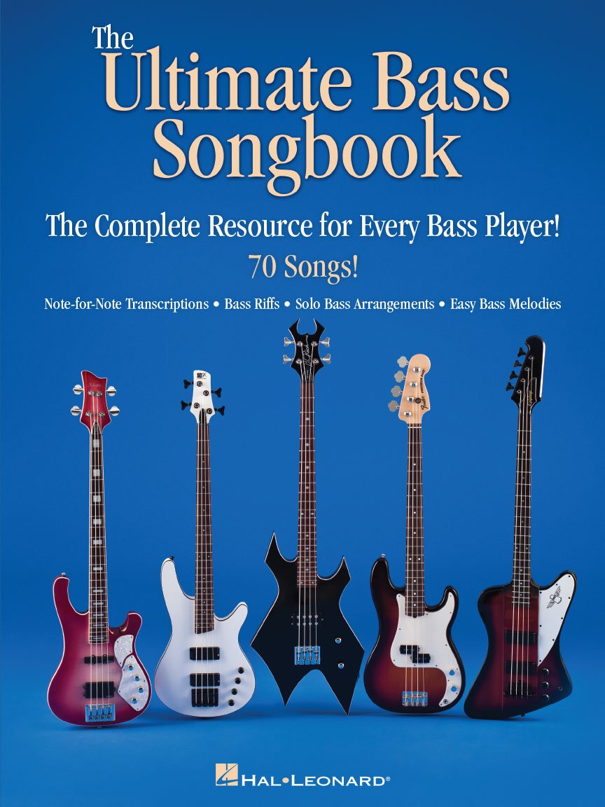 The Ultimate Bass Songbook Sheet Music and Tablature for Bass Guitar | 70 Classic Songs with Note-for-Note Transcriptions and Bass Riffs | Hal Leonard Music Collection