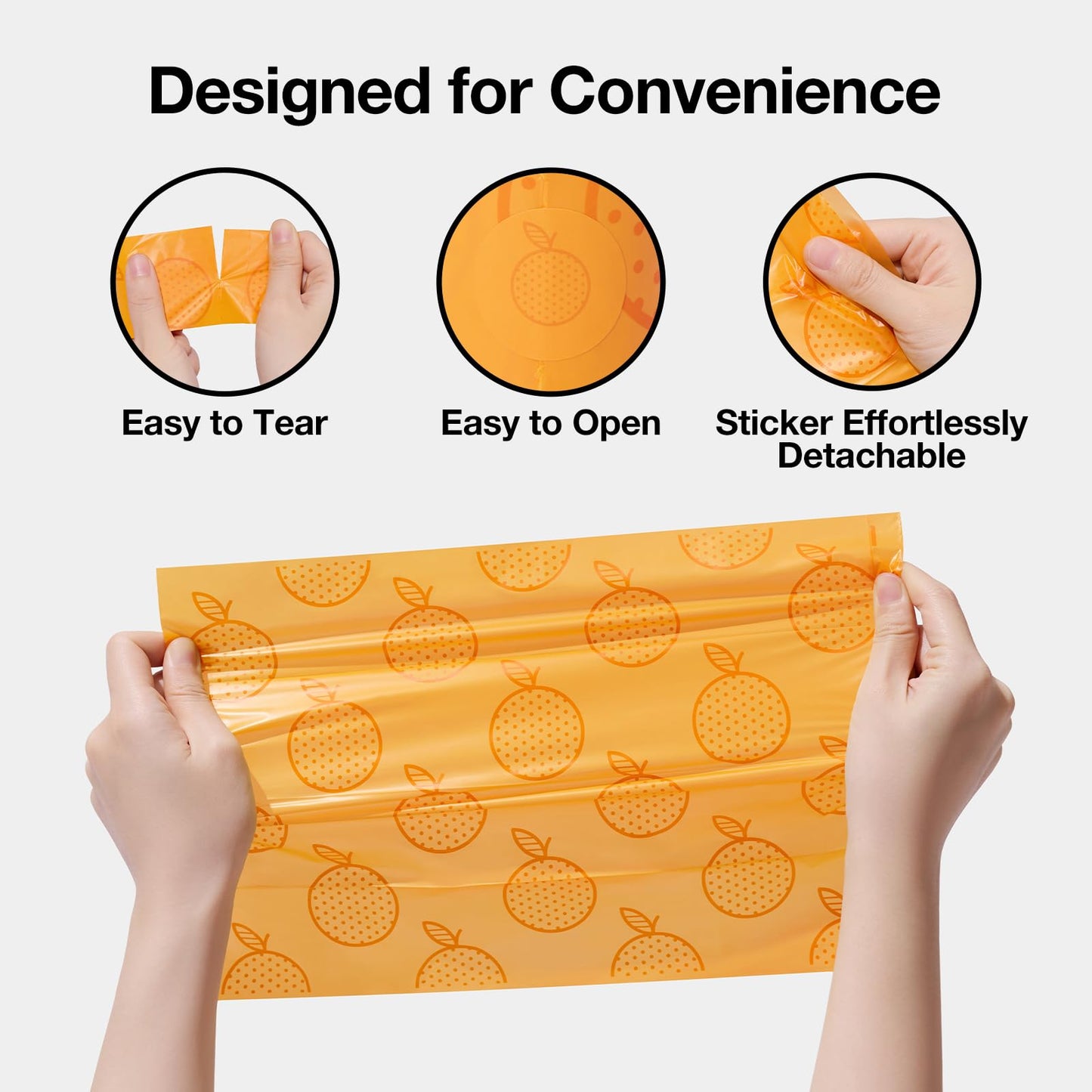 VETRESKA Citrus Scented Dog Poop Bags, Leak Proof, Extra Thick and Large Pet Waste Bags for Dogs Walking, Cat Litter, 540 Count Bags (36 Refill Rolls)