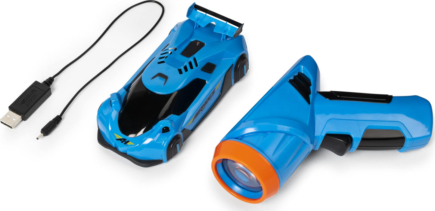 Air Hogs, Zero Gravity Light, Light-Guided Wall Racer, Wall Climbing Race Car, Blue