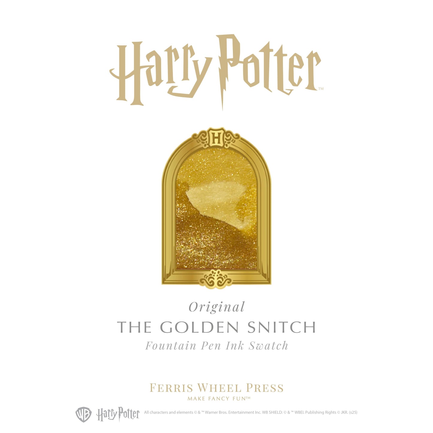 Ferris Wheel Press, Warner Bros., Official Licensed, Harry Potter, Property of Hogwarts™, Limited Run, The Golden Snitch, Shimmering Golden, 38ml