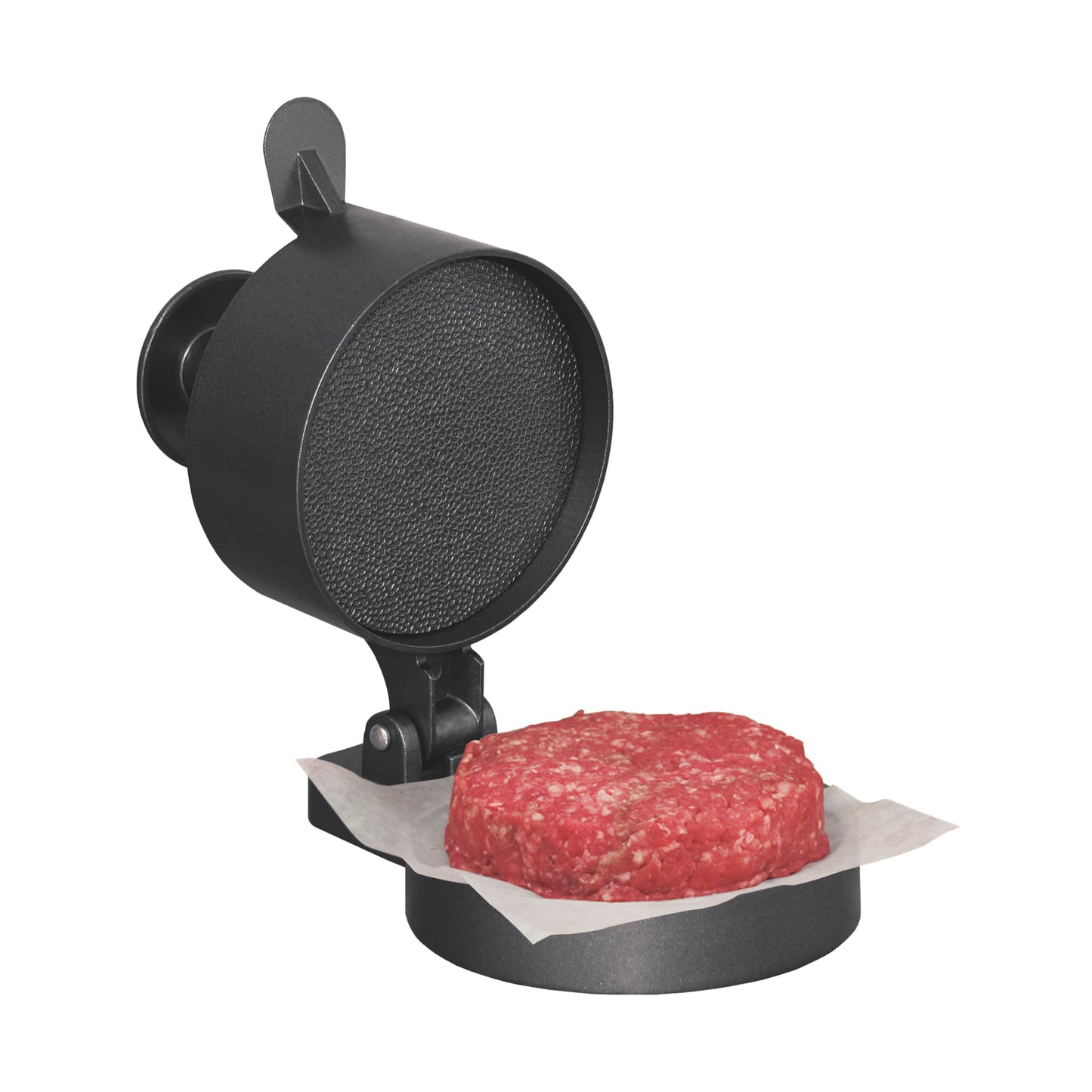 Weston Burger Press, Makes 4 1/2" Diameter Patties for Hamburger, Crab Cakes, Sausage, 1/4lb to 3/4lb, with Spring Ejector for Easy Removal, Single, Non-stick Heavy-Duty Cast Aluminum (07-0310-WG)