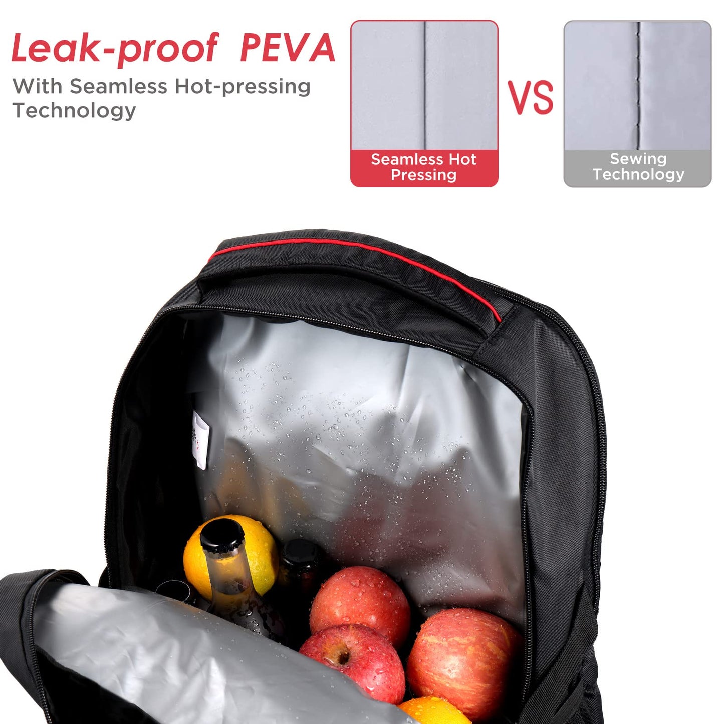 OUTXE Cooler Backpack Insulated Cooler Bag for 14" laptops Lunch Backpack 20L