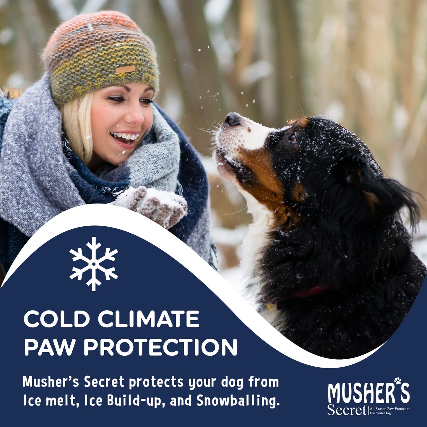 Musher's Secret Pet Paw Protection Wax, 1-Pound