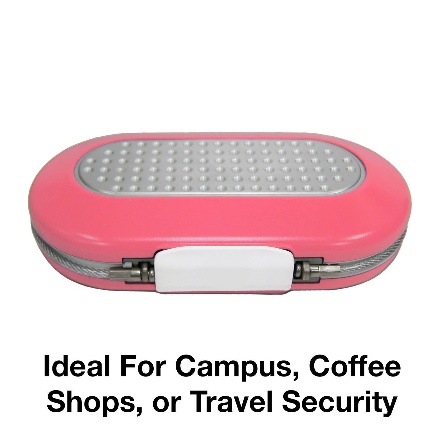 Master Lock Personal Safe, Set Your Own Combination Portable SafeSpace, 9-17/32 in. Wide, Pink, 5900DPNK