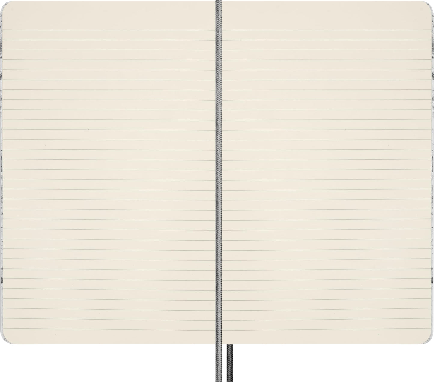 Moleskine Limited Edition NASA-inspired 'Moon surface' Ruled Notebook & Plain Cahier Journal, Large (5" x 8.25"), Light Grey, 176 pages