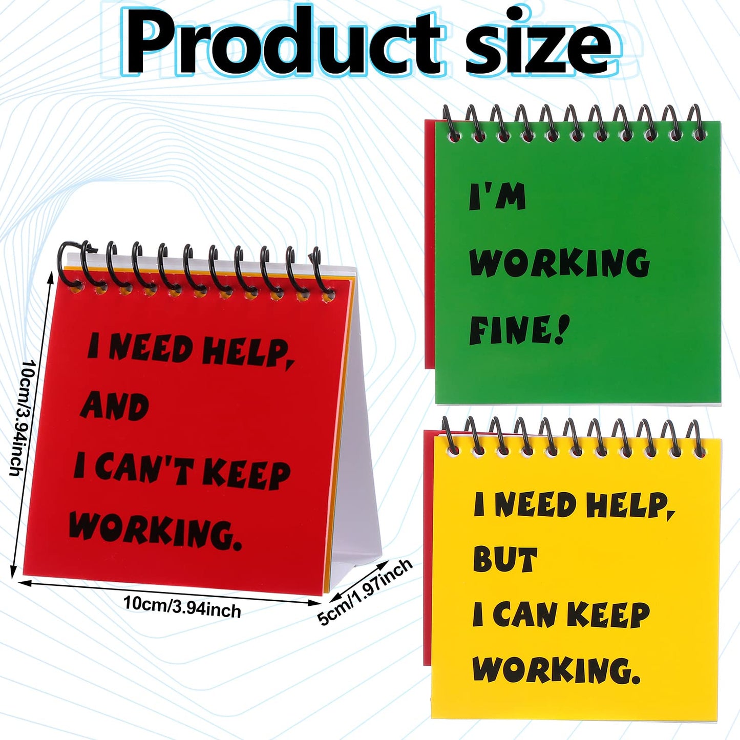 Jutom 48 Pcs Classroom Management Tools for Teacher, I Need Help Mini Flip Chart, Classroom Behavior Must Haves for Teacher, Incentives Kids Self Assessment Cards for Educational Learning Supplies