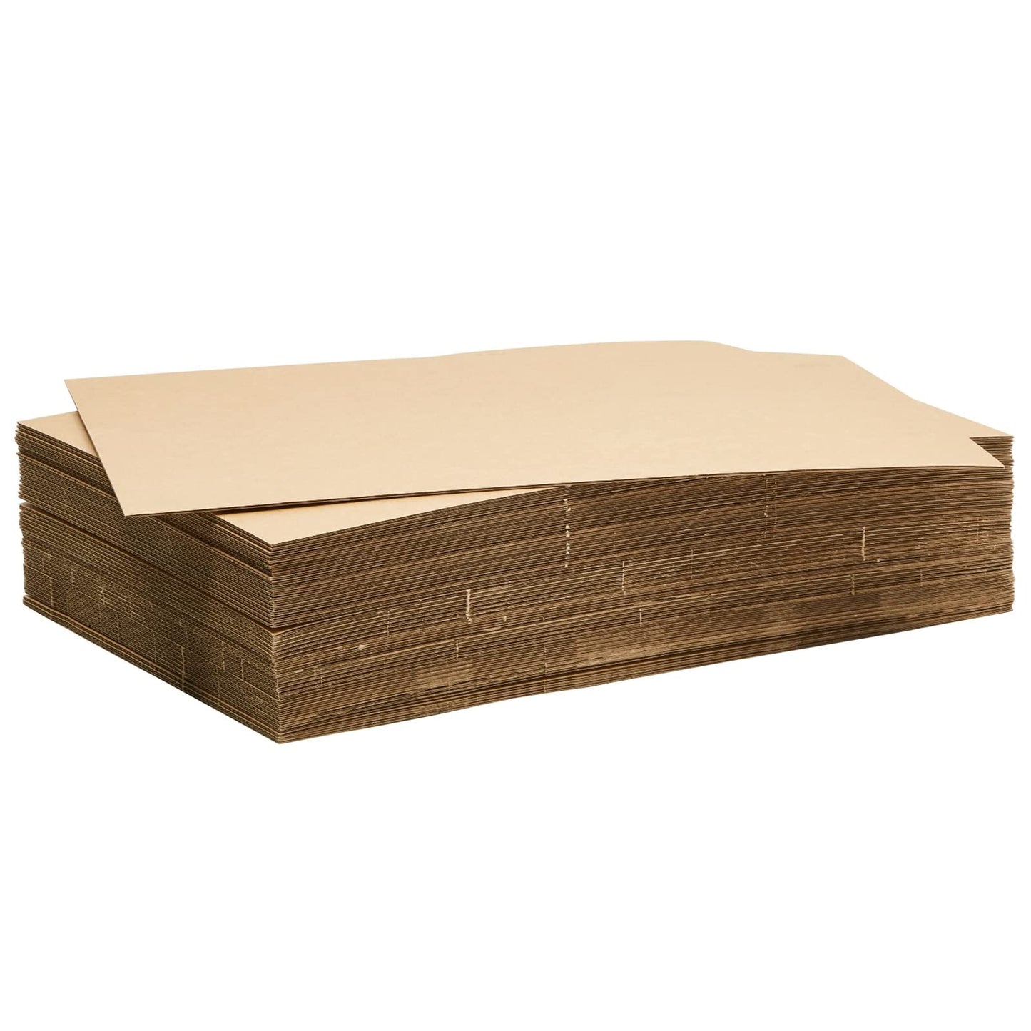 50-Pack Large Corrugated Cardboard Sheets, 11x17-Inch Flat Packaging Inserts Pads for Mailers, Shipping, Packing, Mailing, Arts and Crafts, DIY Projects (2mm Thick)