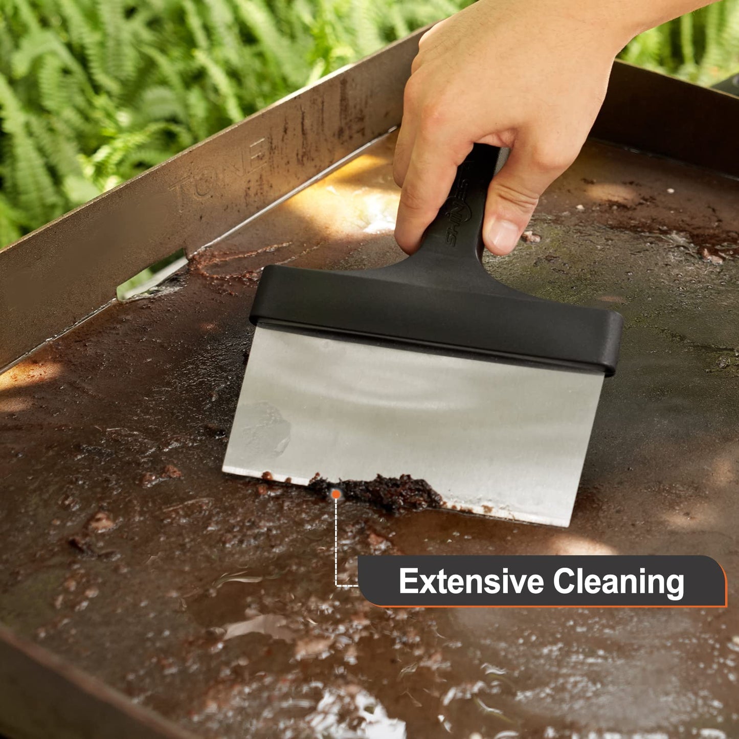 SHINESTAR 26 Piece Griddle Cleaning Kit for Blackstone | Complete Flat Top Grill Cleaner Kit with Scraper, Cleaning Brick, Scouring Pads