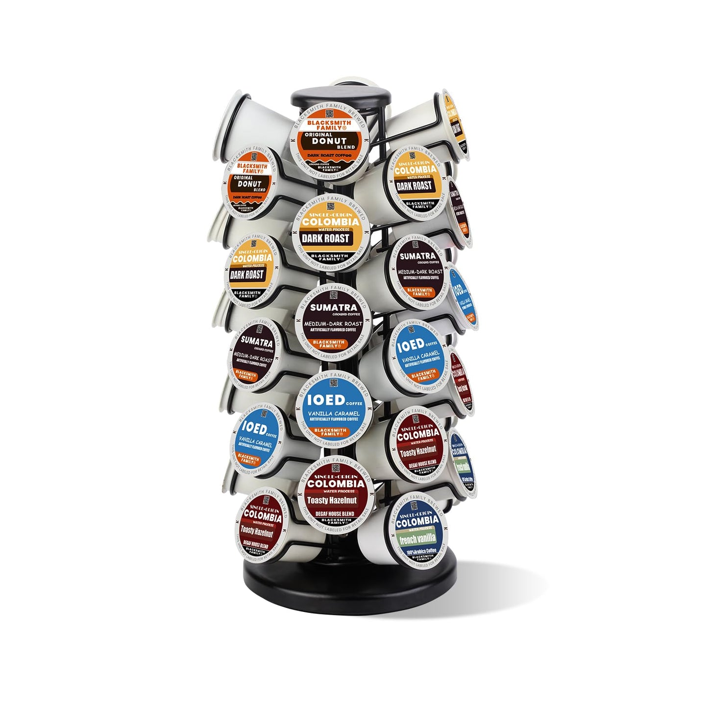 K cup holders k cup holder K Cups Holder,K Cup Carousel, Coffee Pods Storage Organizer Stand,Comes All in One Piece,No Assembly Required,1 Count