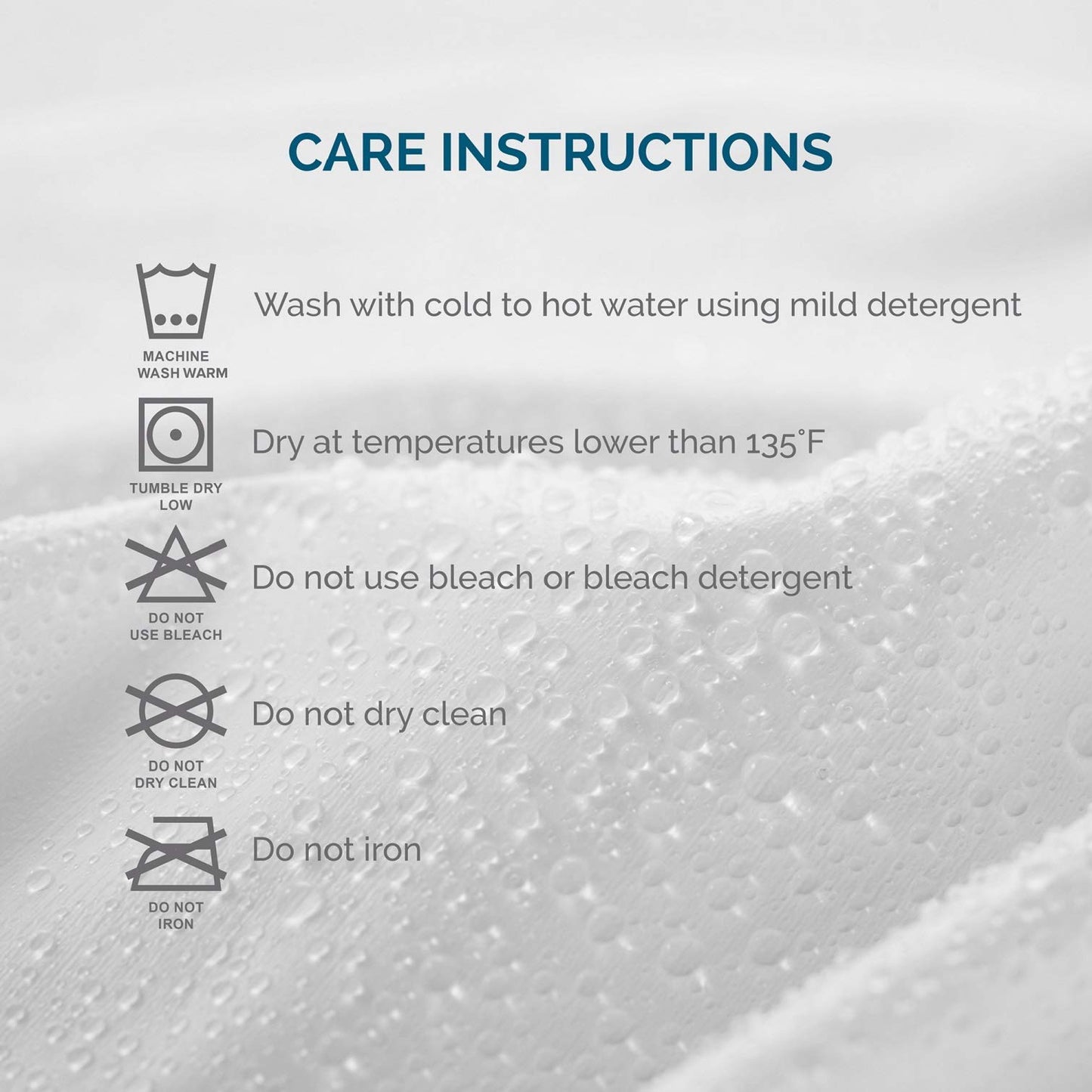 LUCID Premium Hypoallergenic 100% Waterproof Mattress Protector, Cotton Terry Top, Vinyl Free, Queen White