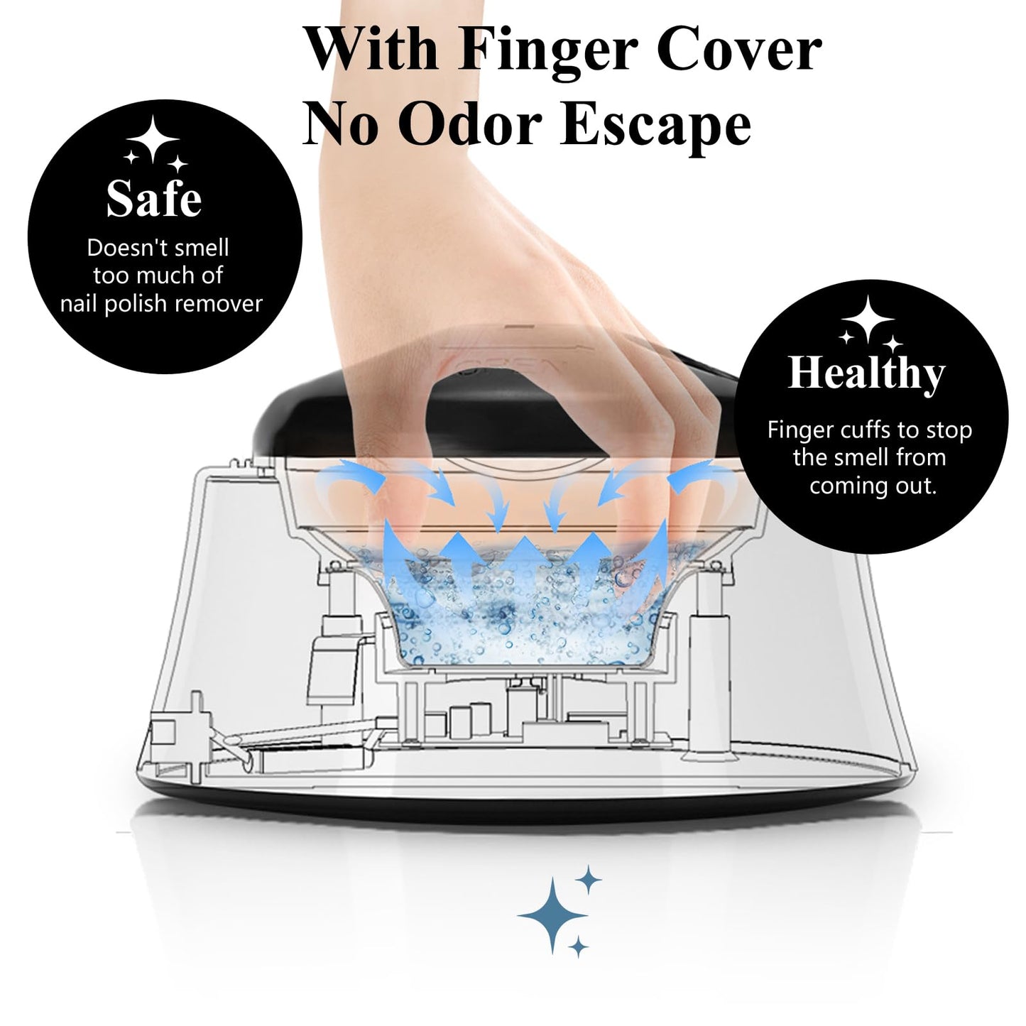 Electric Nail Soaking Bowl Nail Soaker Manicure Soak off Gel Nail Polish Remover Bowl