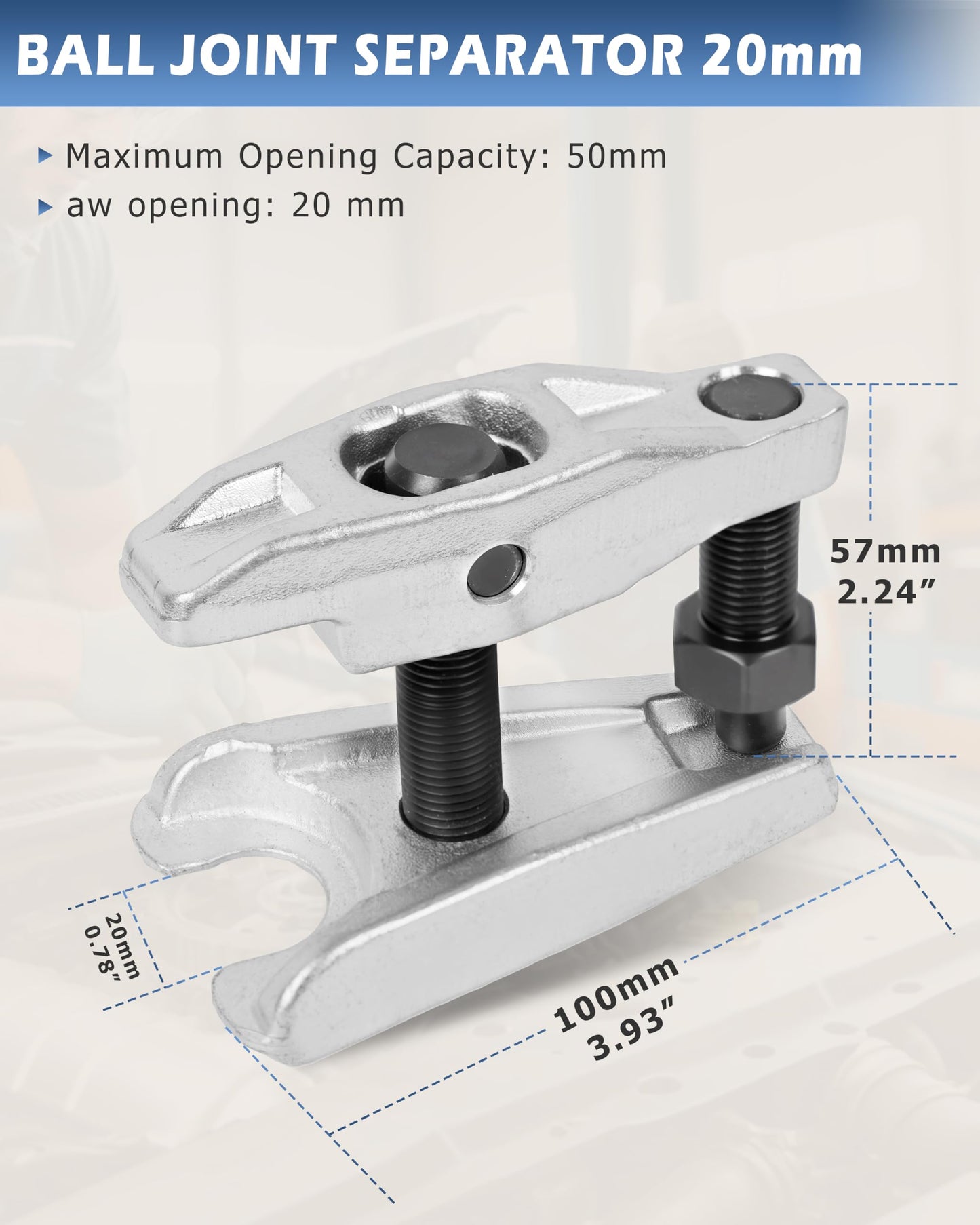 DAYUAN 3Pcs Universal Ball Joint Separator Set, Tie Rod End Extractor Kit Ball Joint Puller Removal Tool for Front End Service on Most Cars/Trucks/ATVs