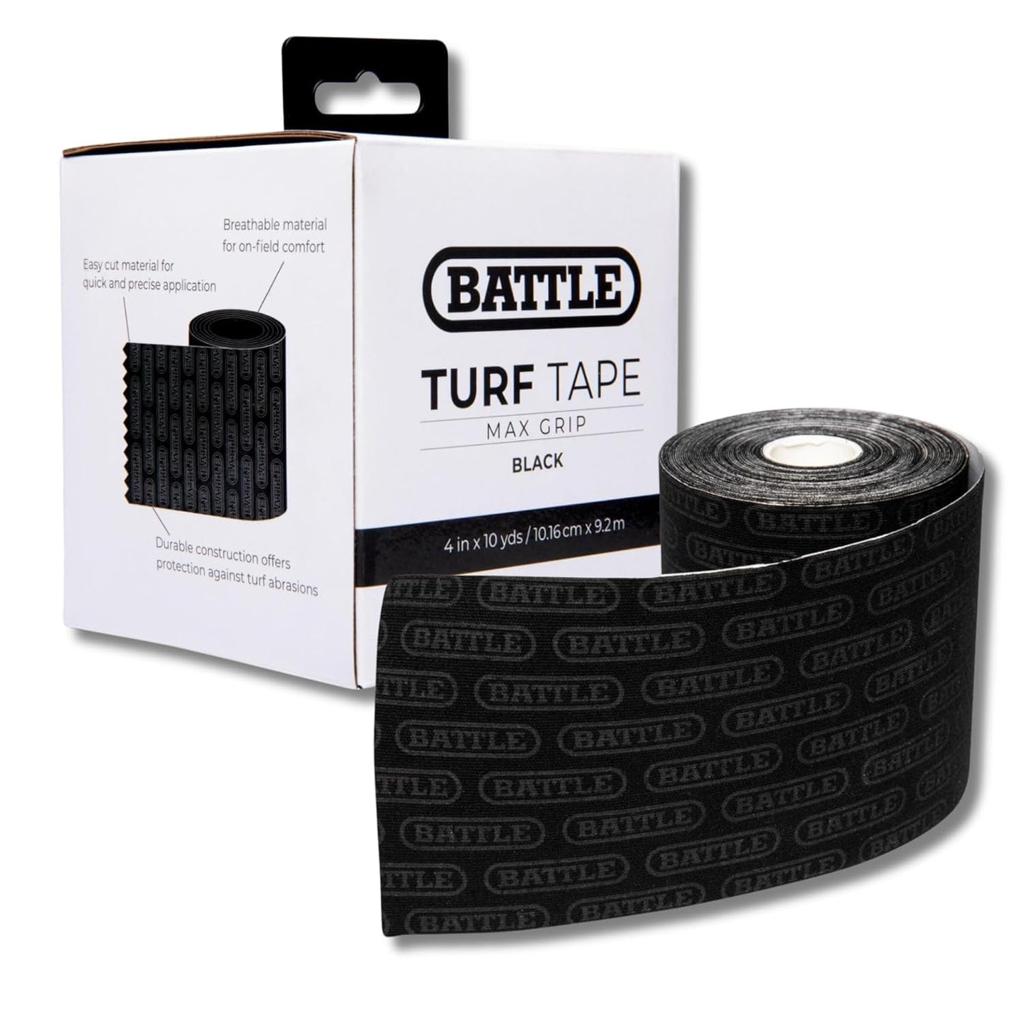 Battle Sports Football Turf Tape - Extra Wide - 30 feet, Waterproof Athletic Tape - Flexible, Breathable, Easy to Cut