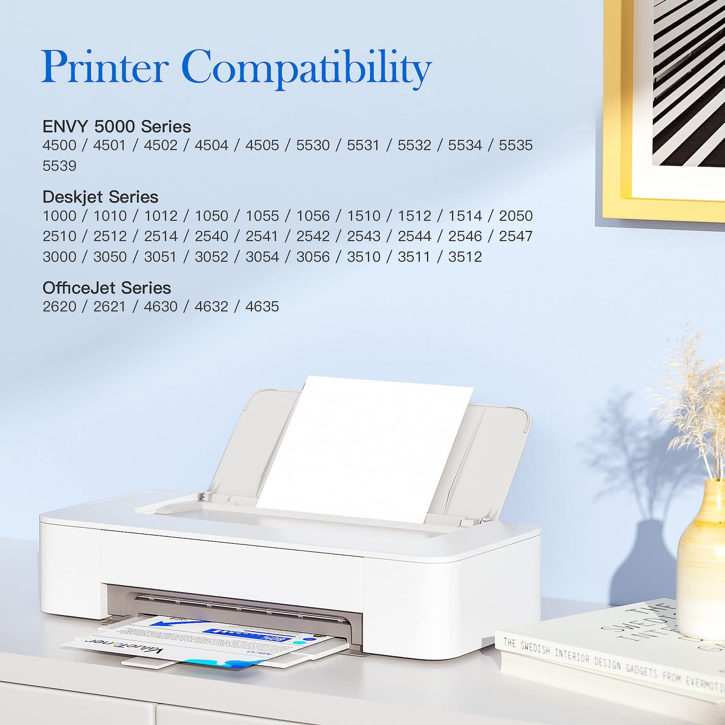 Valuetoner Remanufactured Ink Cartridges Replacement for HP Ink 61 XL 61XL Black for HP Envy 4500 4501 4502 5530 Deskjet 2540 30501000 1050 1056 1510 1512 1010 1055 OfficeJet 4630 Printer (2 Black)