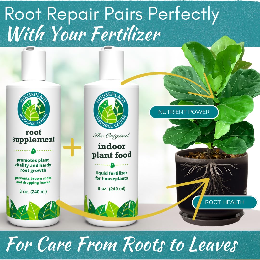 Root Supplement & Liquid Root Stimulator | Promotes Strong Roots & Root Rot Recovery | Encourages New Growth | Ideal for Fiddle Leaf Fig & Indoor Plants | 8 oz