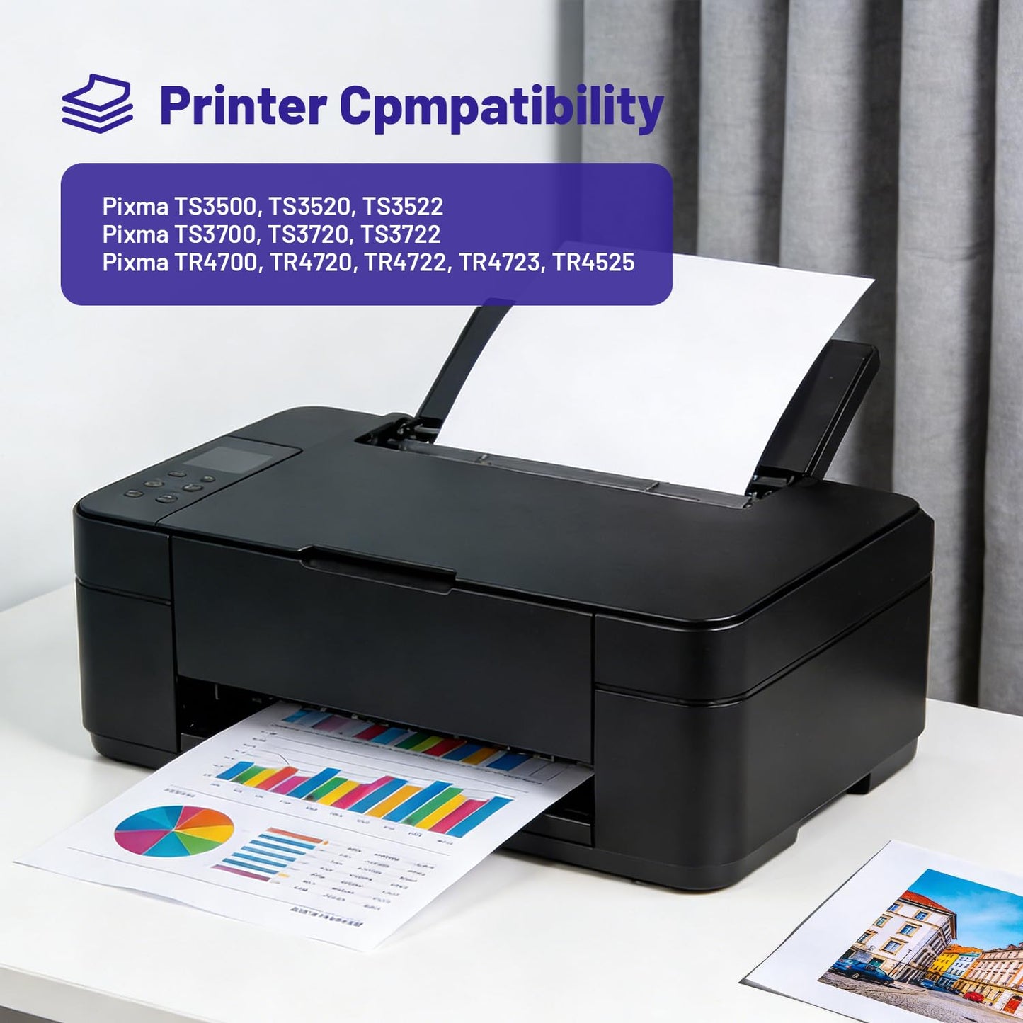 NSDHInk Remanufactured 275XL Ink Cartridges Replacement for Canon Ink 275XL PG 275 XL Black for Canon Pixma TS3500 TS3520 TS3522 TS3700 TS3720 TS3722 TR4700 TR4720 TR4722 TR4723 TR4725 Ink (2 Black)