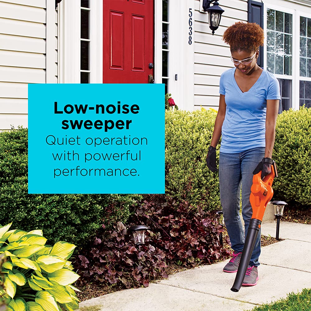 BLACK+DECKER 20V MAX* Cordless String Trimmer/Edger and Cordless Sweeper Combo Kit, 10-Inch (LCC221-CA)