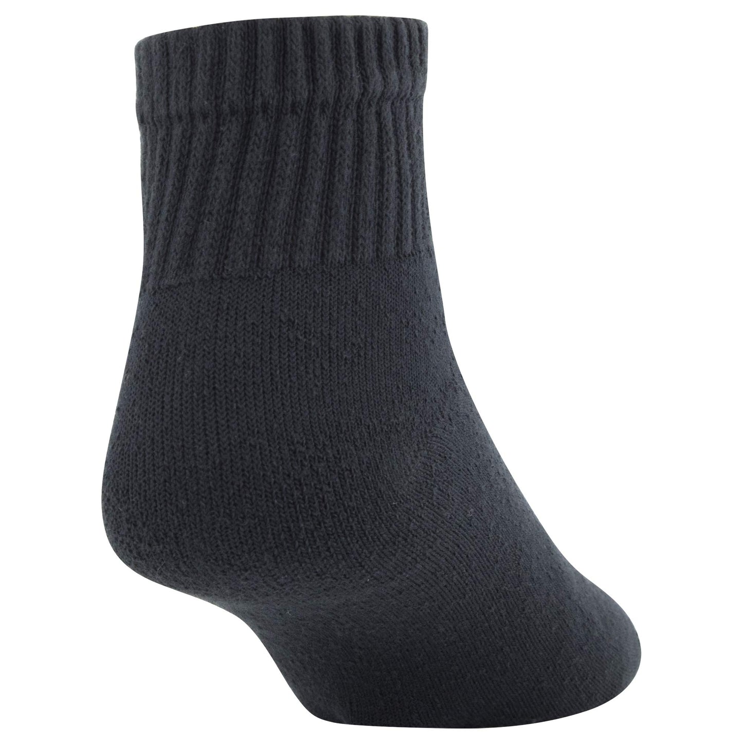 GOLDTOE Men's 656P Cotton Ankle Athletic Socks, Multipairs, Black (12-pairs), X-Large