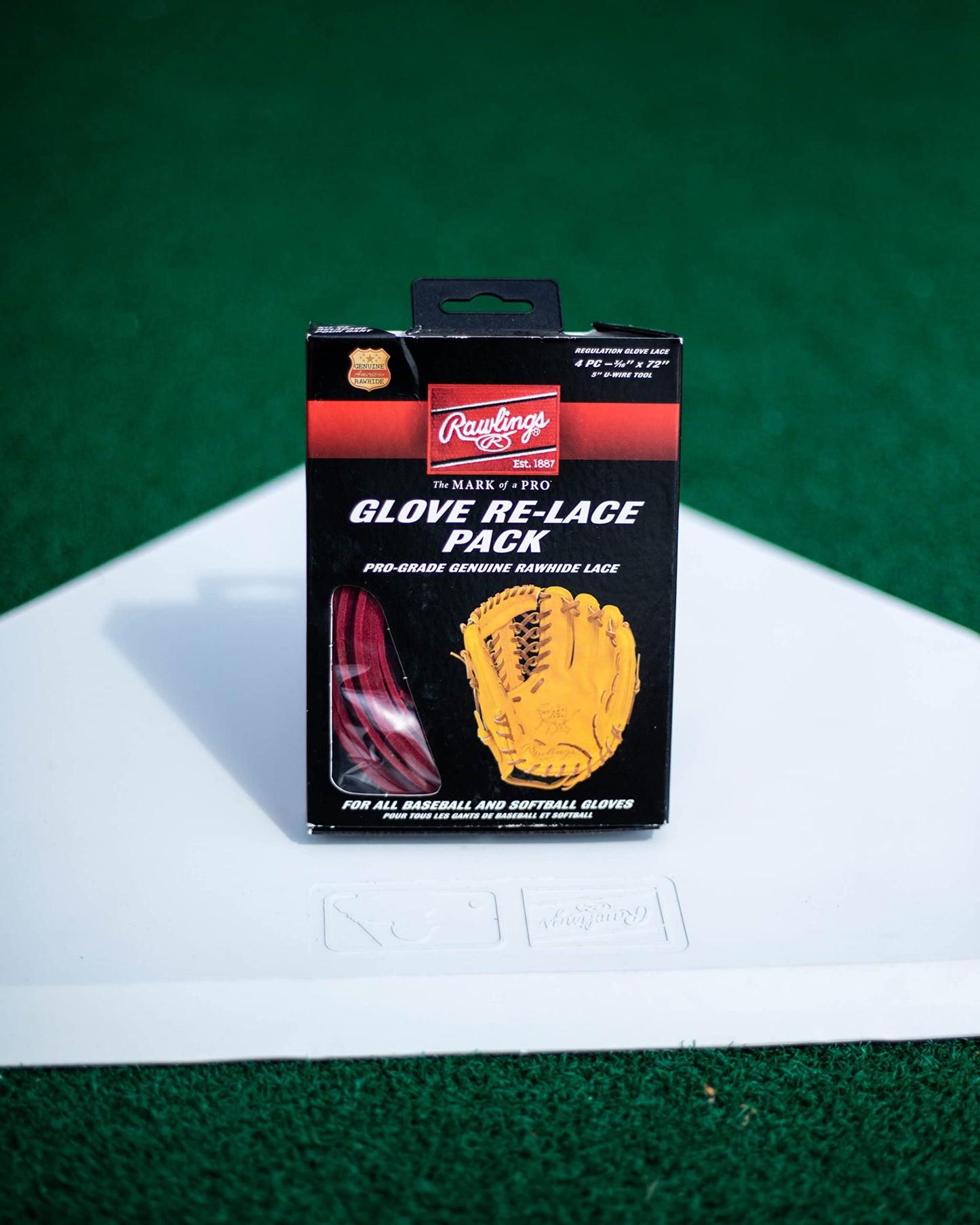 Rawlings Glove Re-Lace Pack, Red