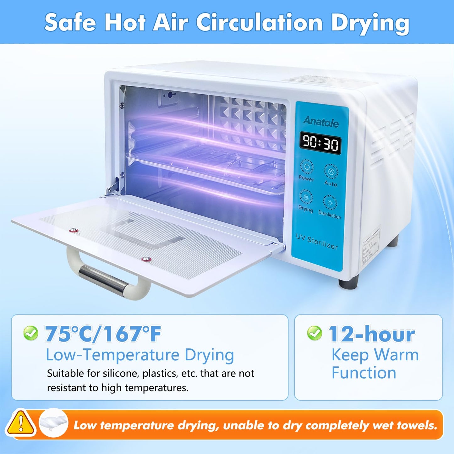 Anatole Nail Tool Machine 10L 160W