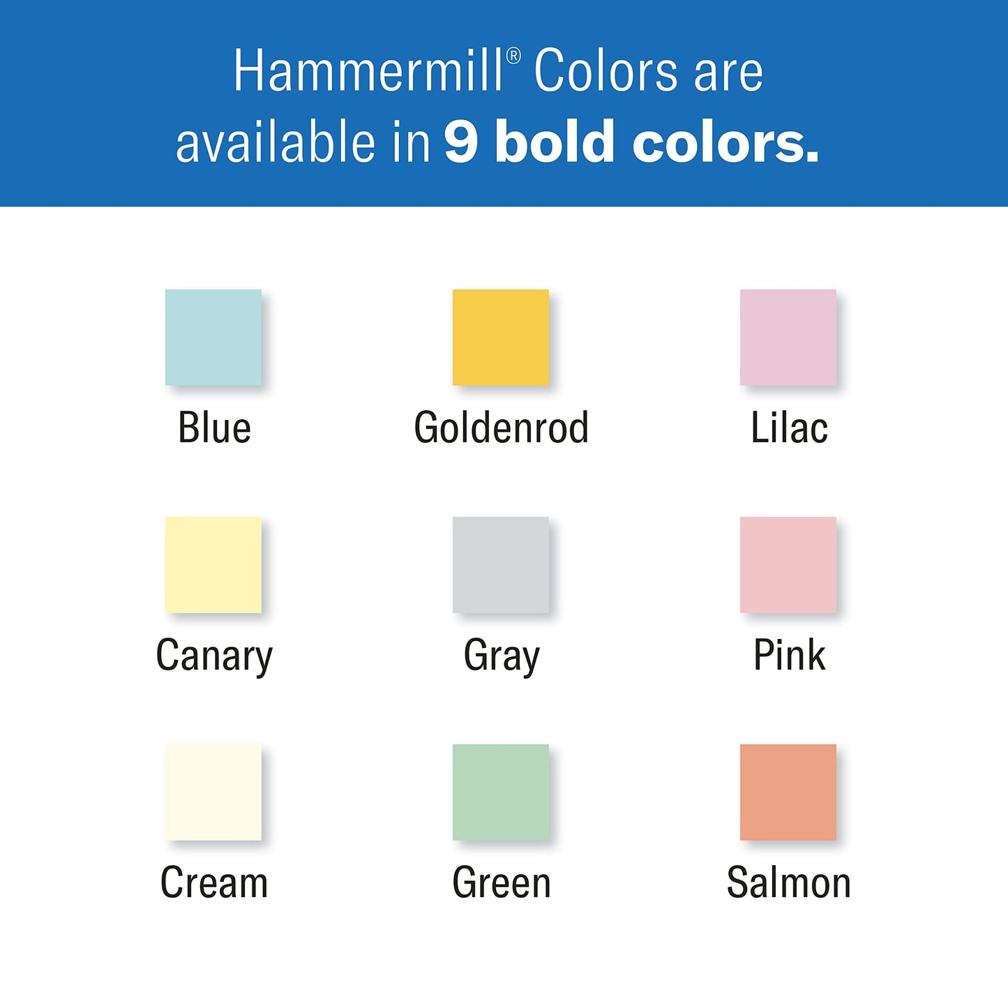 Hammermill Colored Paper, 20 lb Canary Printer Paper, 8.5 x 11 - 1 Ream (500 Sheets) - Made in the USA, Pastel Paper