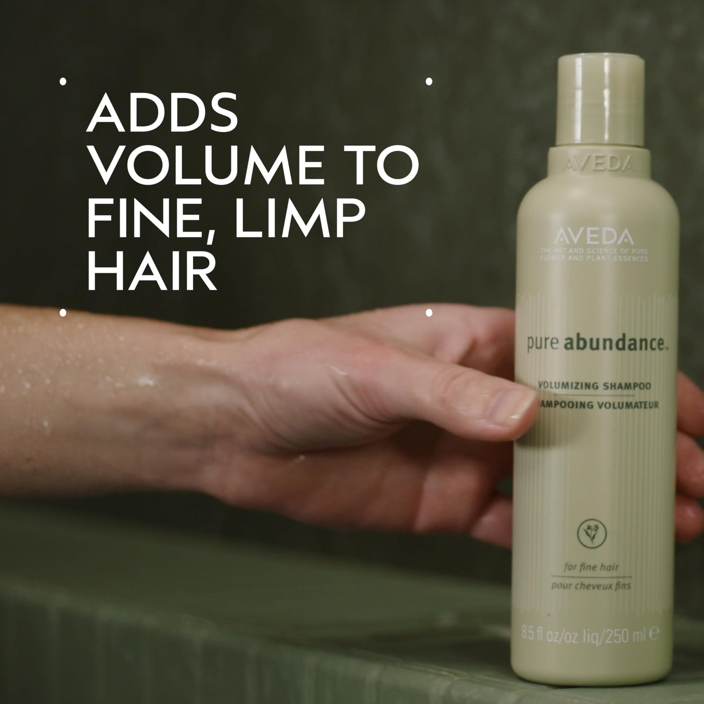 Aveda Pure Abundance Volumizing Shampoo | Adds Volume to Fine Hair | with Kaolin Clay, 1000ml