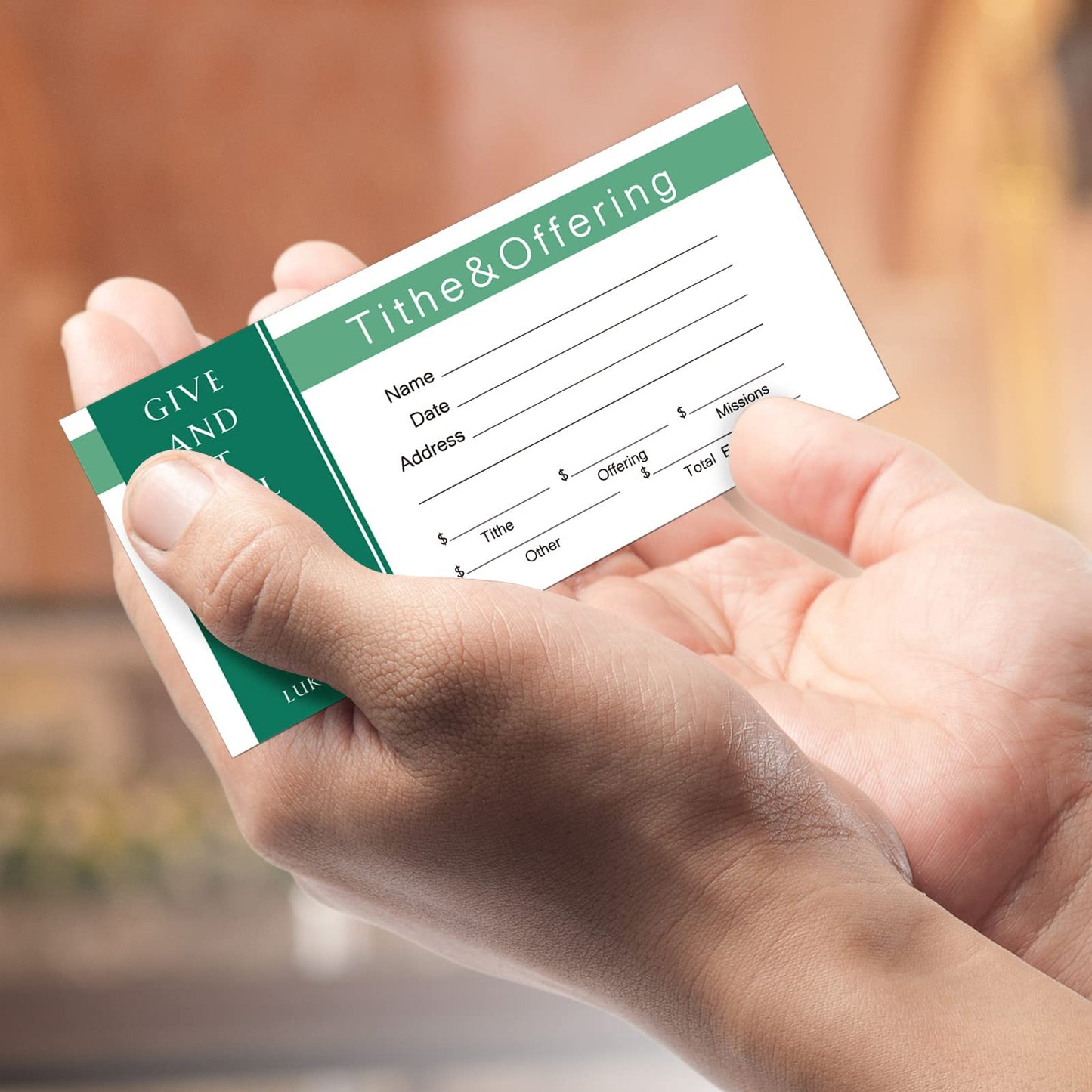 Woanger 500 Count Tithes and Offering Envelopes for Donation Envelope Bill Size Checks and Cash for Tithes and Offering(Stylish)