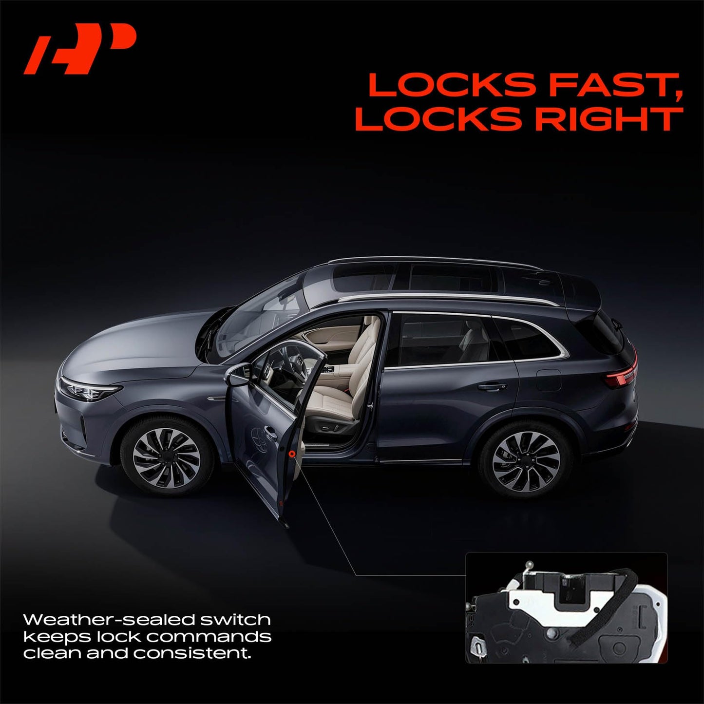 A-Premium Door Latch Lock Actuator Compatible with Nissan Vehicles - Rogue 2008-2015, Rogue Select 2014-2015, Sport Utility - Front Left Driver Side, Replace# 80501JM10A