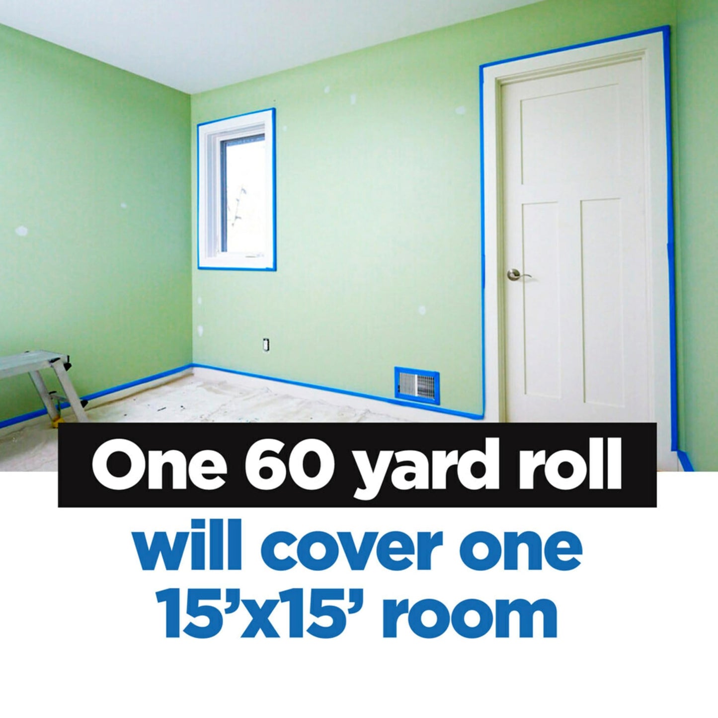 ScotchBlue Painter's Tape Original Multi-Surface, 1.88-Inch x 60-Yard, Contractor Pack, 6 Rolls
