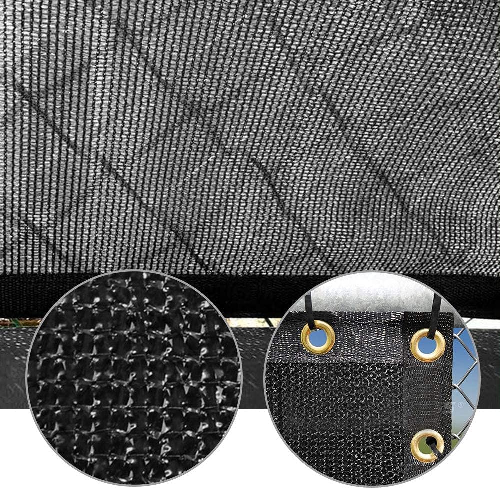 Fence Privacy Screen, 4‘ x 50’ Privacy Fence Screen Cover for Construction Site, UV Protection 90% Blockage Heavy Duty Fence Covering Shade Net for Patio Pool Garden Outdoor Privacy Fence Black
