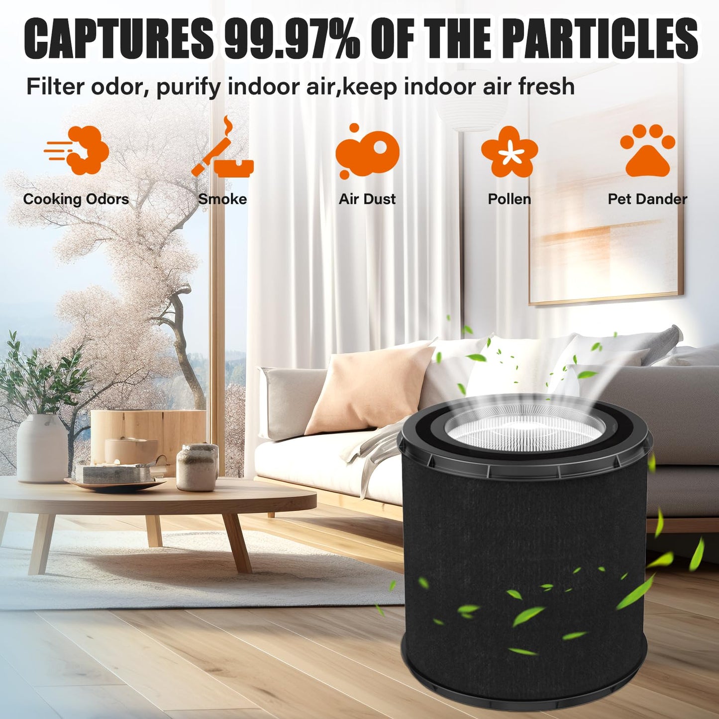 FLT4700 HEPA Filter M Replacement Compatible with Germ Guardian Air Purifier AC4700 AC4700BDLX AC4711 AC4625 AC4625BDLX FLT47CB4, H13 True HEPA + 4 Activated Carbon Filter Set