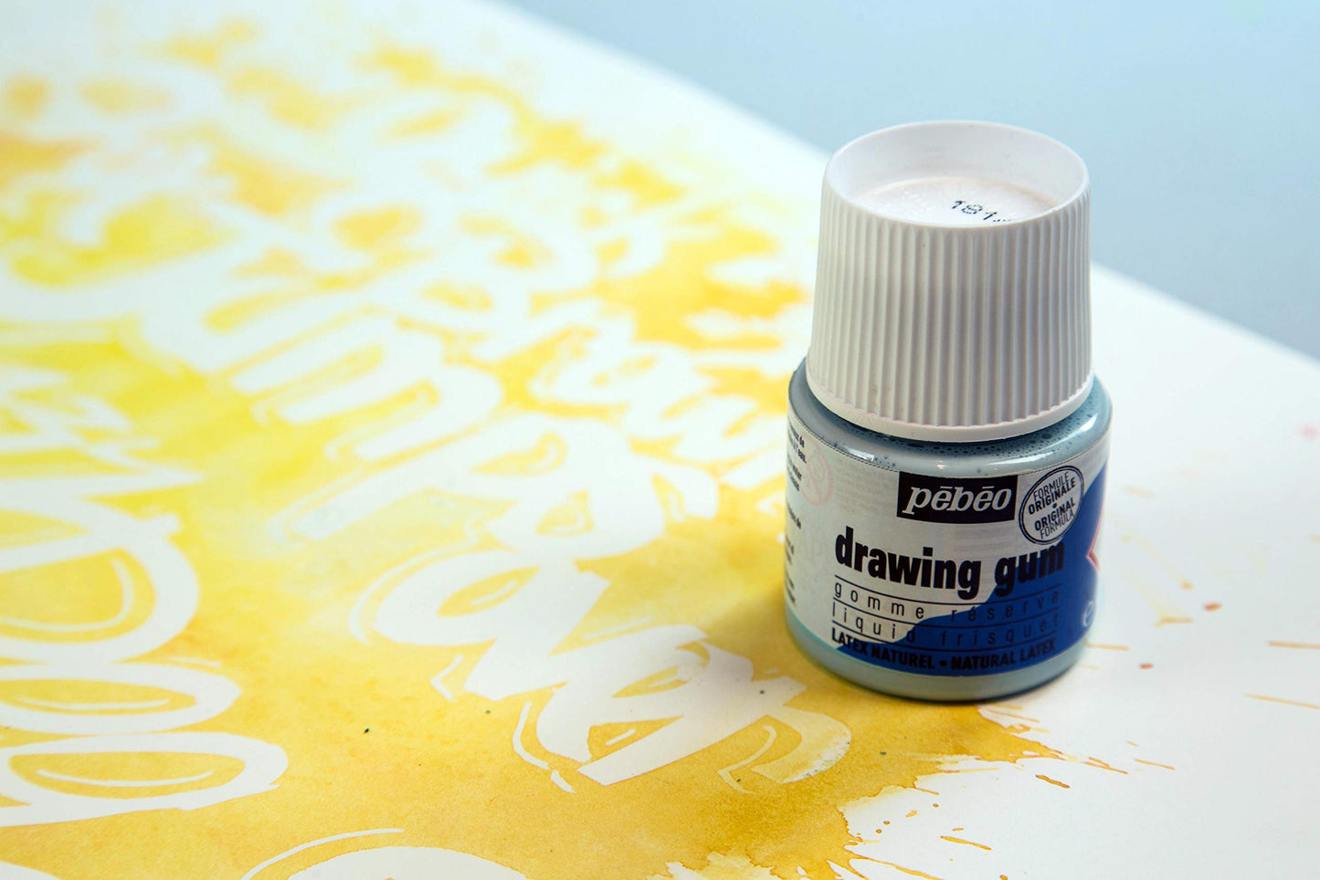 PEBEO Easy Peel Liquid Latex Masking Fluid - Drawing Gum, Dries Quickly, for Ink, Watercolor, Gouache Painting & Illustration, Fine Arts & Crafts Supplies, 250ml Bottle