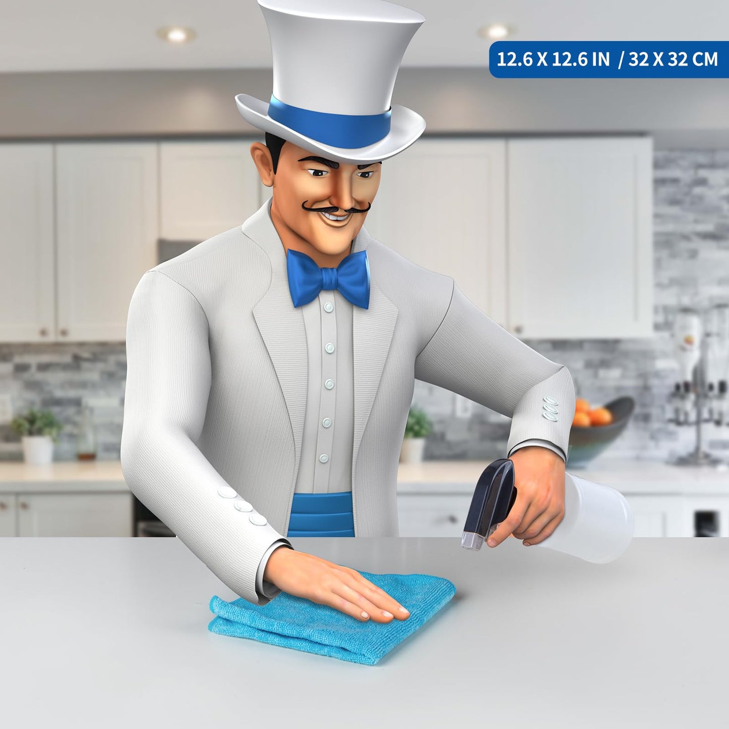 MR.SIGA Microfiber Cleaning Cloths, Size: 32 x 32cm - Pack of 24