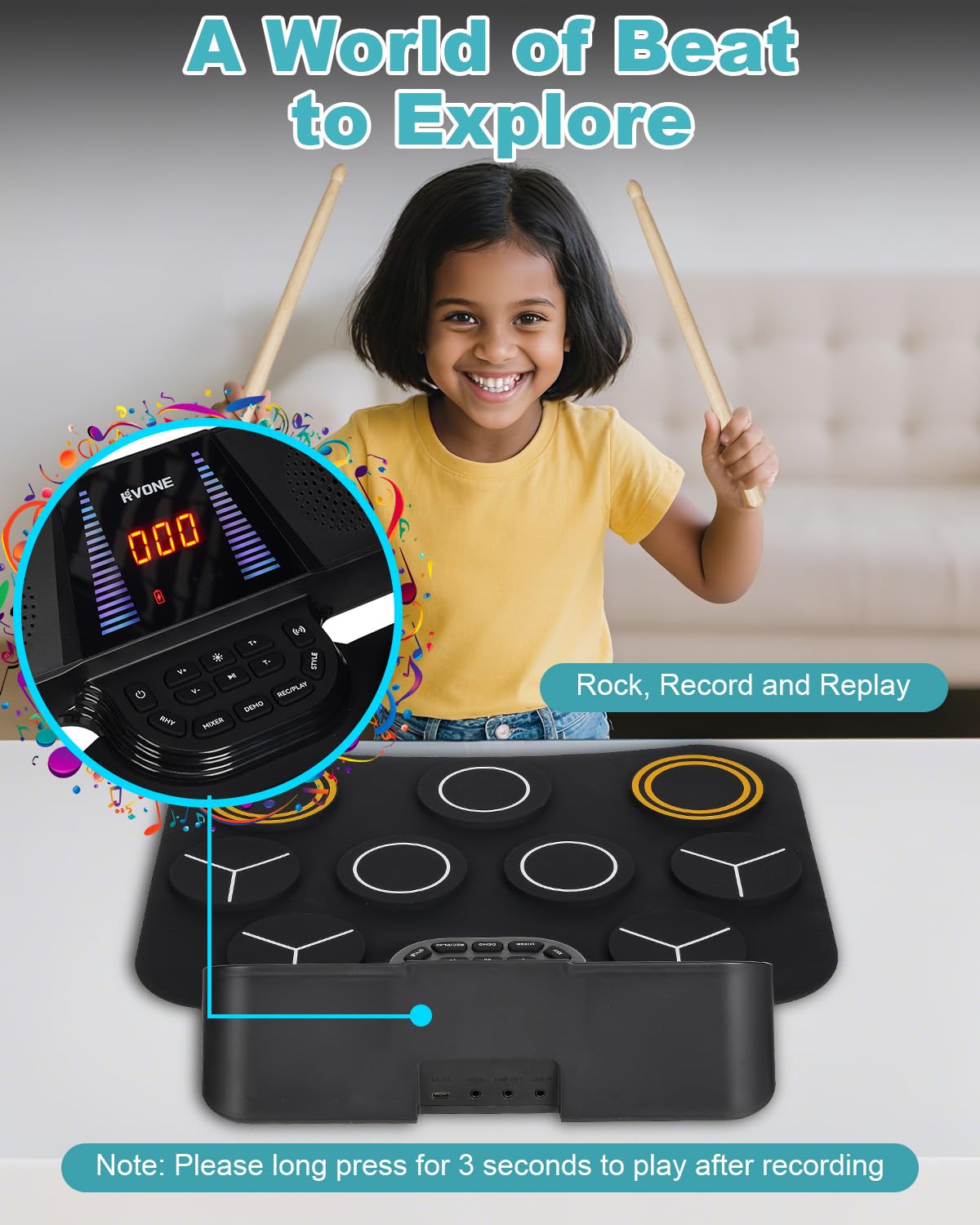 RVONE Electric drum pad