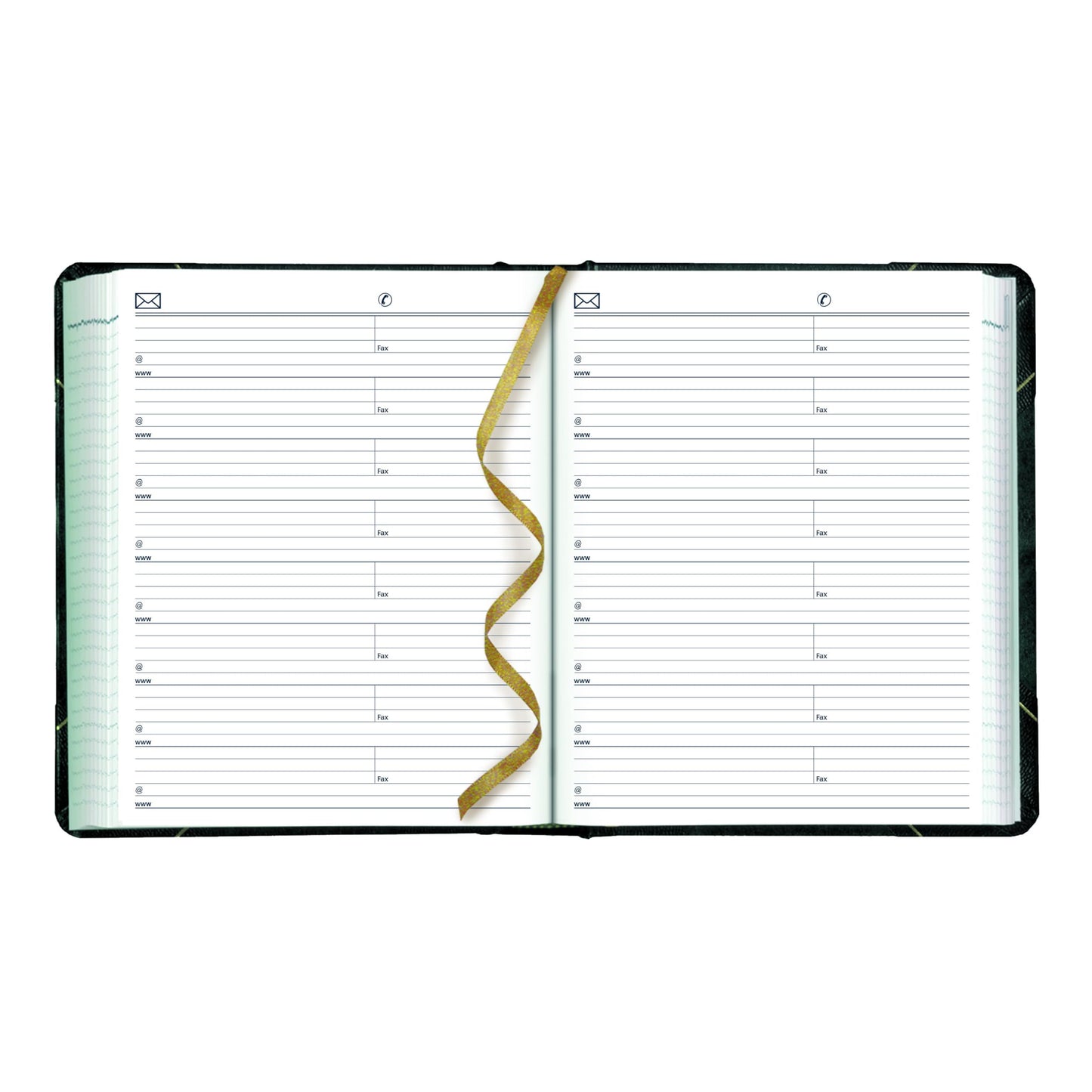 Blueline® 2026 Traditional Daily Planner, Appointment Book, 12 Months, January to December, Sewn Binding, 8.125" x 6.5625", Marble, Green, Bilingual (C517B-26)