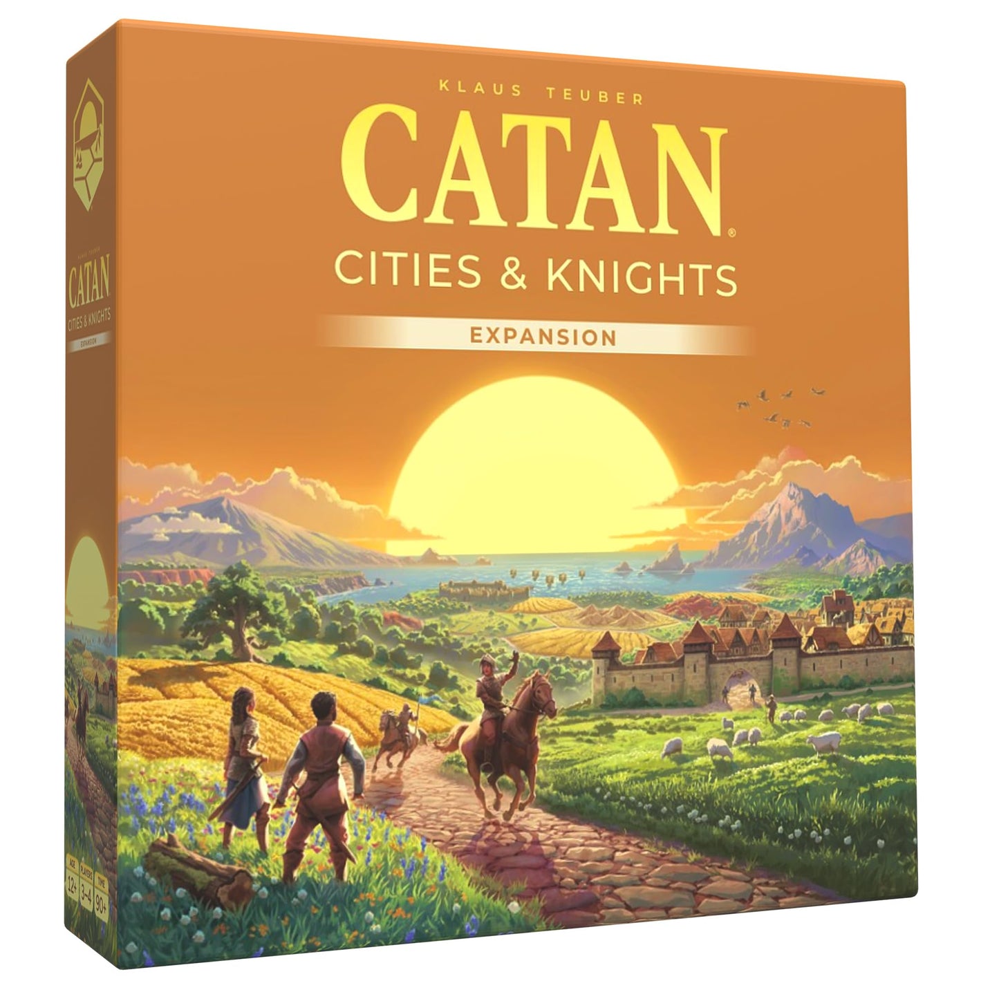 CATAN: Cities & Knights Expansion - 6th Edition - A Board Game by Catan Studio | 3 to 4 Players | 90 to 120 Minutes of Gameplay | Games for Family Game Night | for Kids and Adults Ages 12+ | English