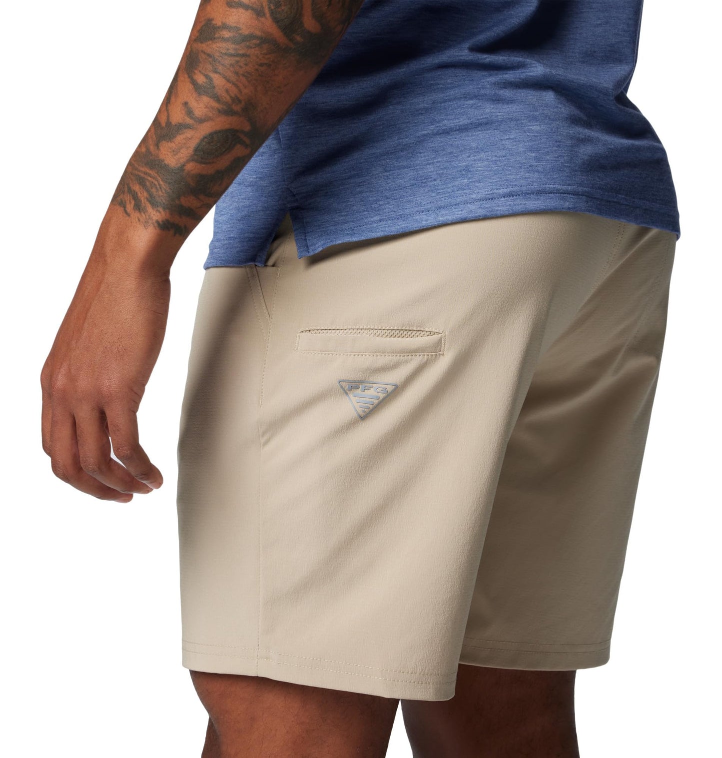 Columbia Men's PFG Uncharted Short, Ancient Fossil, X-Large