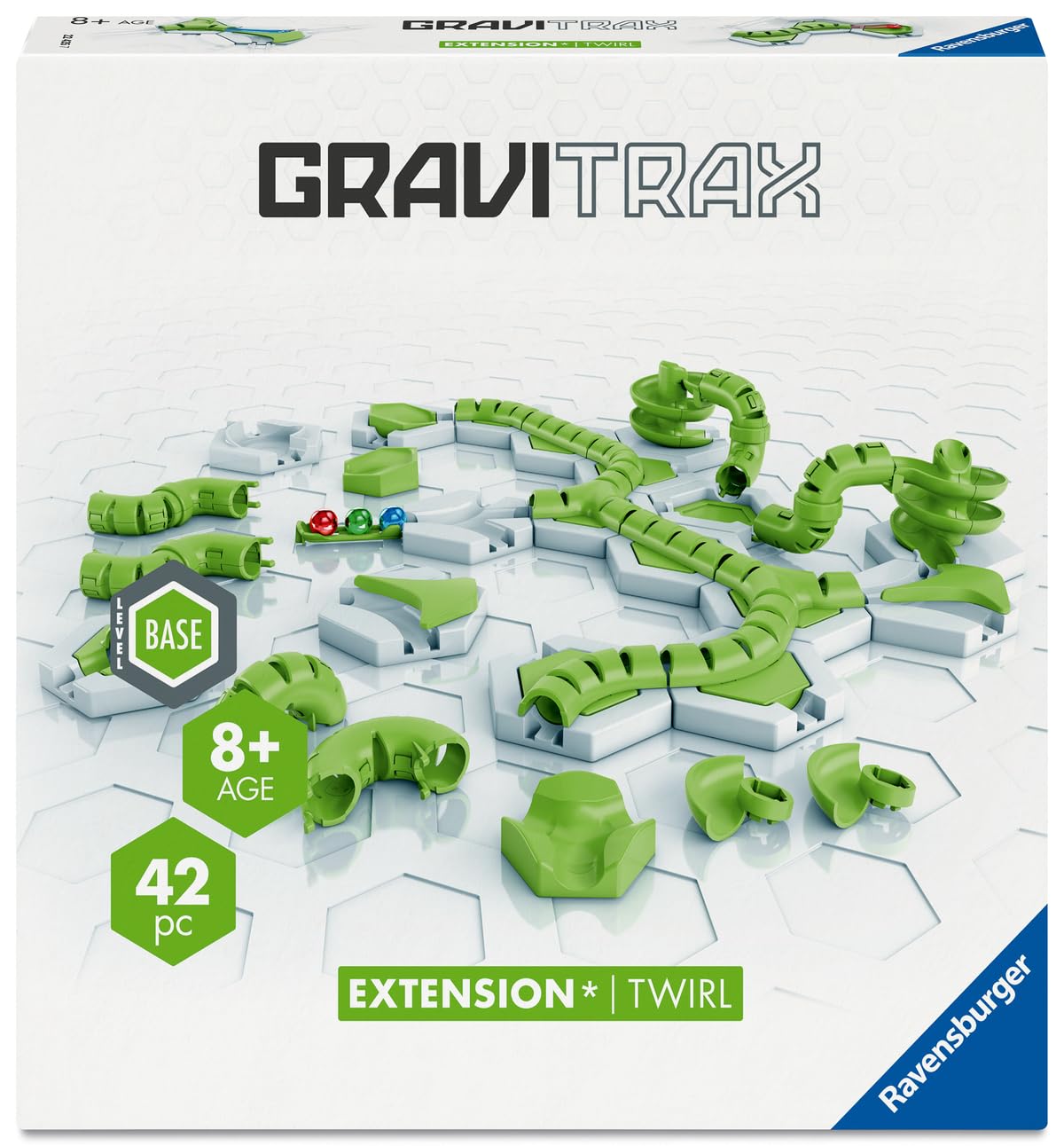 Ravensburger - GraviTrax - Twirl Expansion Set (32 Pieces) - Marble Run - Creative Construction Toy - Build-Your-Own Marble Track - Ages 8 and Up