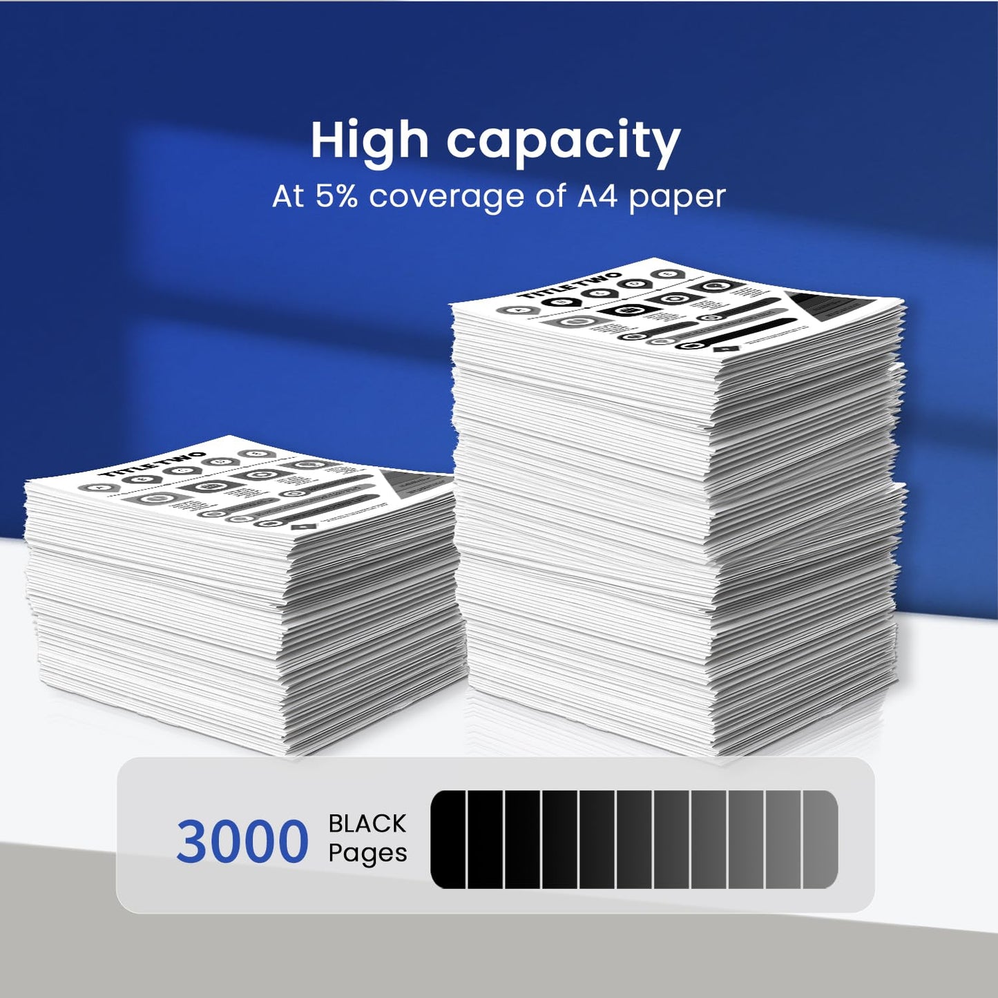 Hookink TN830XL TN830 Compatible Toner Cartridge Replacement for Brother TN830XL TN830 XL/V/R TN-830 Work with HL-L2460DW DCP-L2640DW MFC-L2820DW HL-L2405W HL-L2400D Printer 2-Pack Black