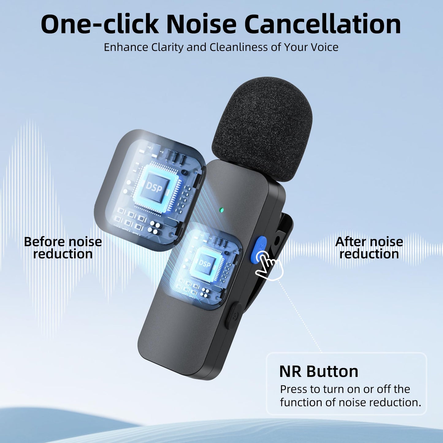 BOYA Wireless Lavalier Microphone for iPhone iPad Phone Omnidirectional External Mini Lapel Lightning Microphone for iPhone Clip-On Mic for Video Recording Podcast YouTube Live Streaming