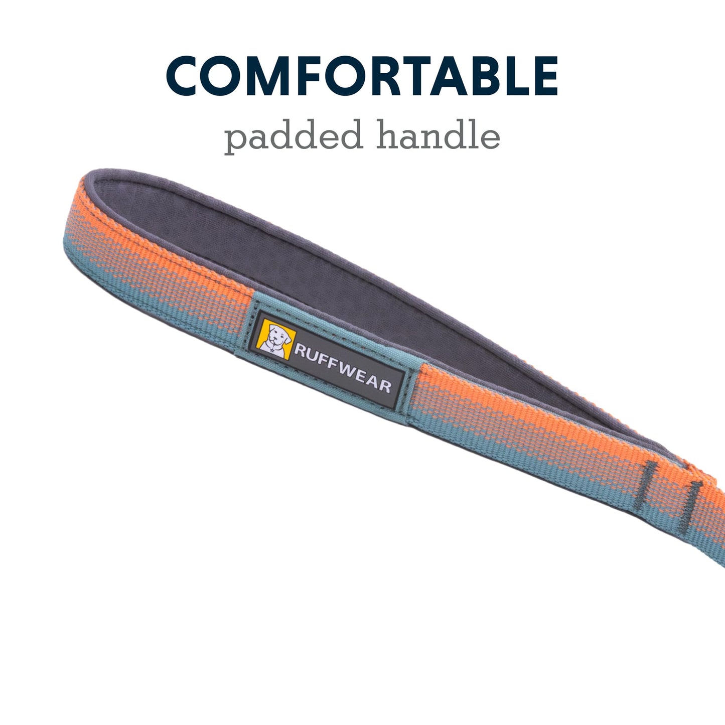 Ruffwear, Front Range Dog Leash, 5 ft Lead with Padded Handle for Everyday Walking, Spring Fade