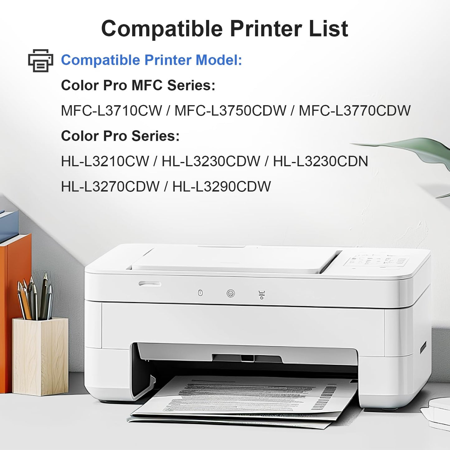 INKCLOUD TN227BK Black Toner Cartridge Replacement for Brother TN-227 TN227 Toner High Yield TN223BK TN223 for Brother MFC-L3770CDW HL-L3270CDW HL-L3290CDW MFC-L3710CW HL-L3210CW HL-L3230CDW, 2PK