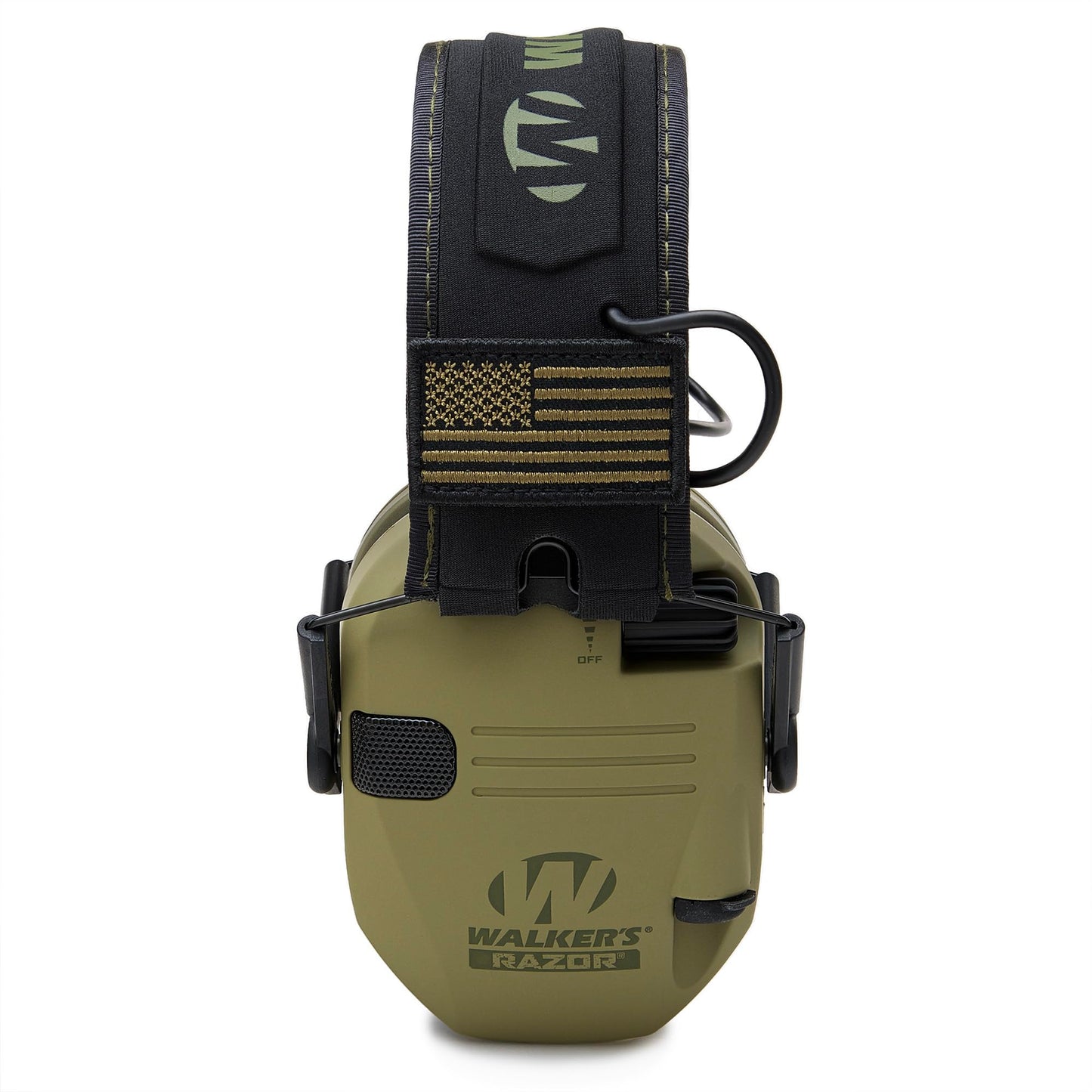 Walker's GWP-RSEMPAT-ODG GWP-RSEMPAT-ODG Hunting Earmuffs Green Patriot