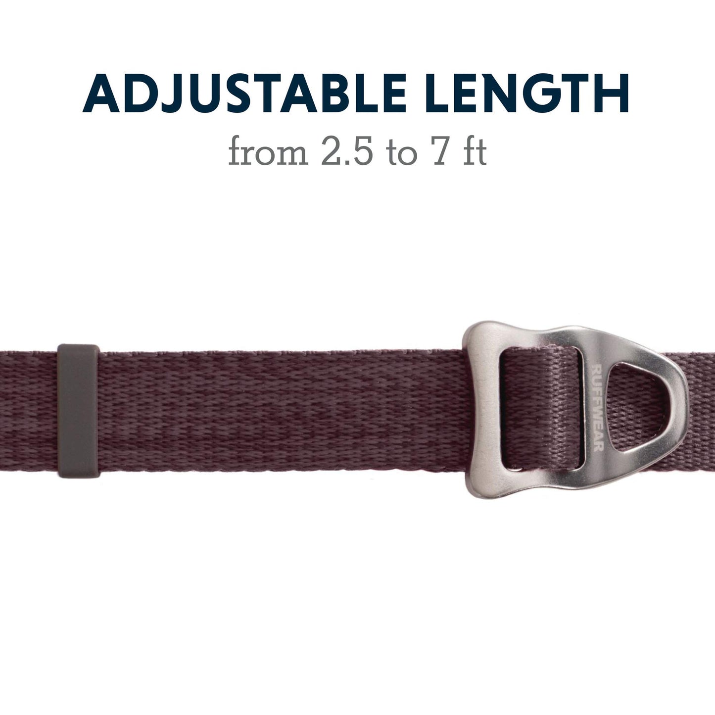Ruffwear, Switchbak Dog Leash, Convertible & Adjustable Lead for Everyday Use, Basalt Gray