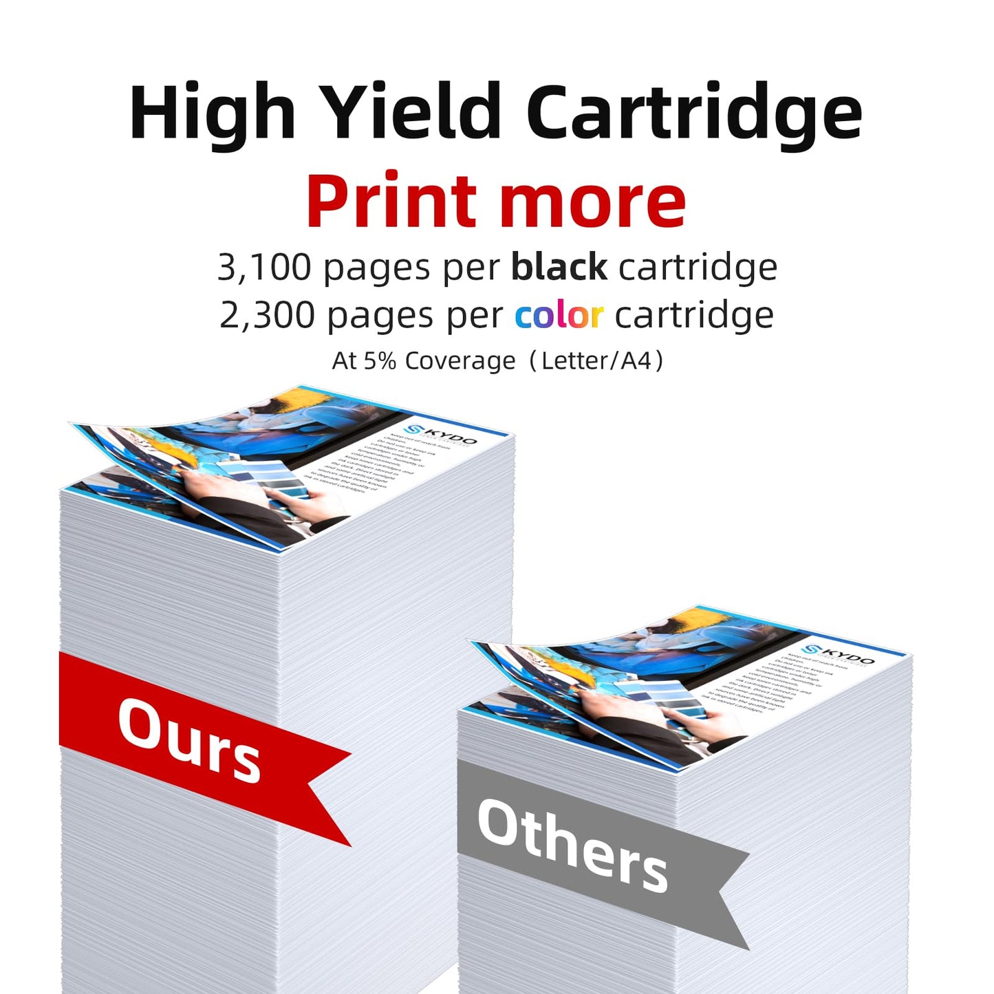 054H Toner Cartridge Replacement for Canon 054H 054 H CRG-054 Work with Canon MF642Cdw Toner Cartridges, Color imageCLASS MF644Cdw LBP622Cdw MF641Cdw Laser Printer Toner (4 Pack)