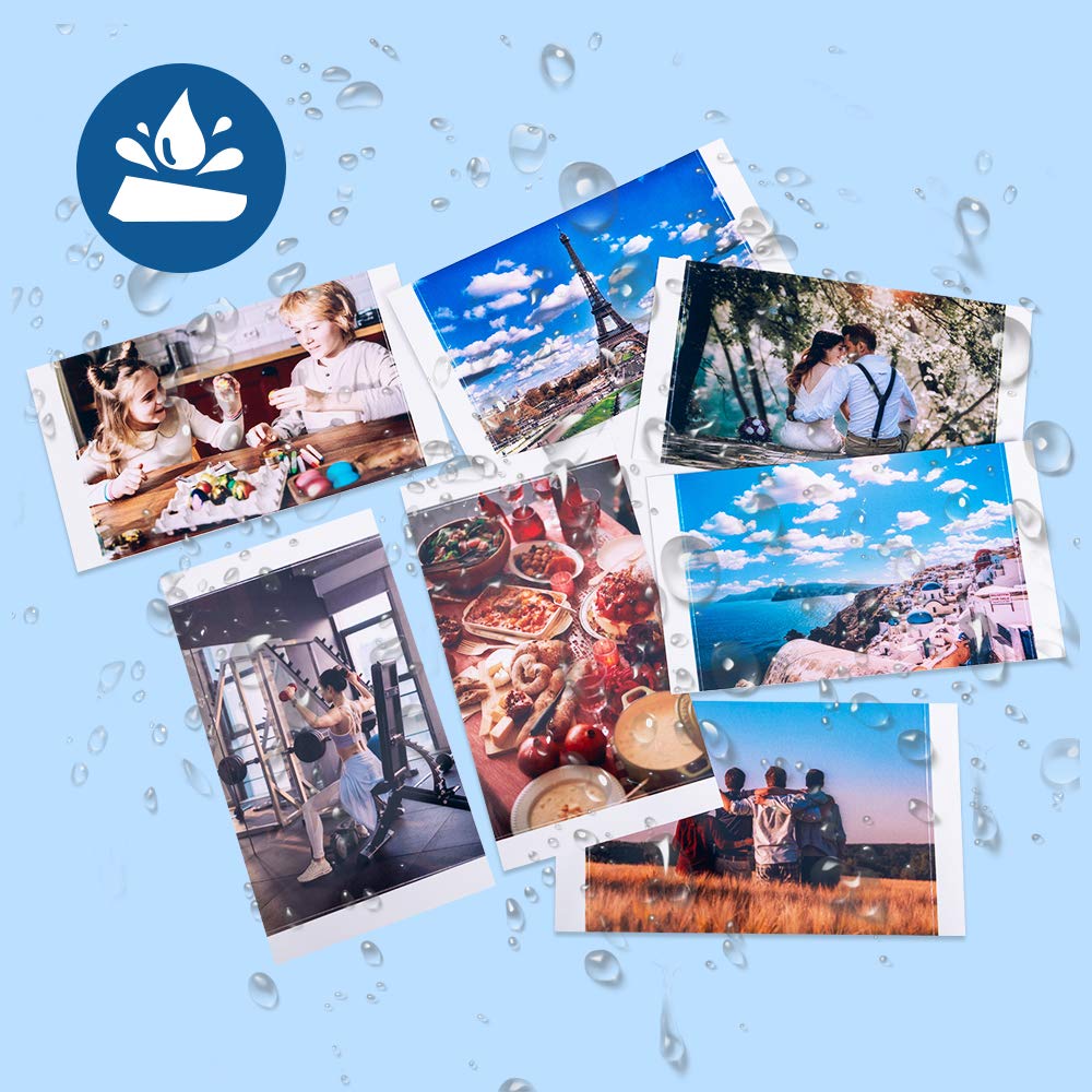 Greateam Compatible with KP108IN Canon Selphy Ink and Photo Paper Compatible with Canon Selphy CP1500 CP1300 CP1200, CP1000, CP910 Photo Printers, 108 Sheets and 3 Color Ink Cassette