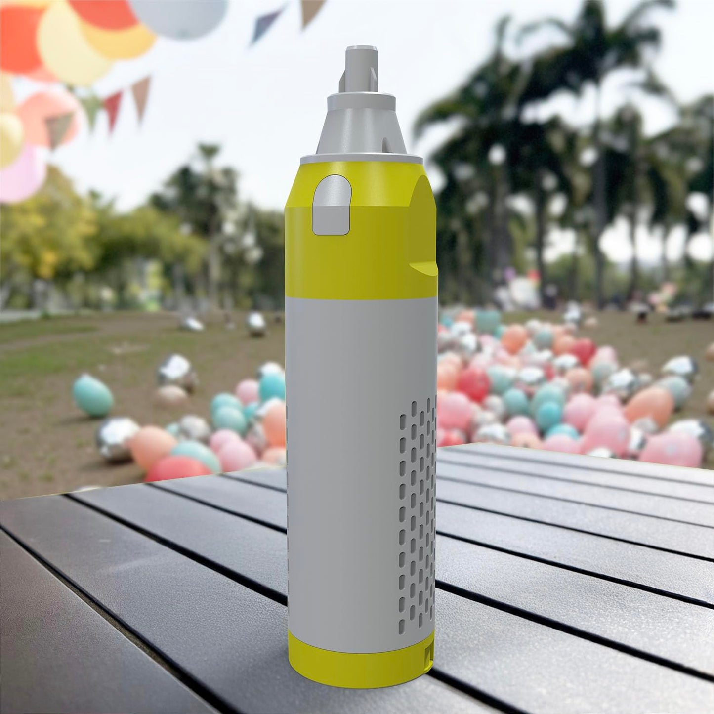 Balloon Electric Pump – Cordless USB Rechargeable Handheld Inflator for 12”+ Latex & Foil Balloons for Air Duster Fast Portable Air Blower for Parties & Events